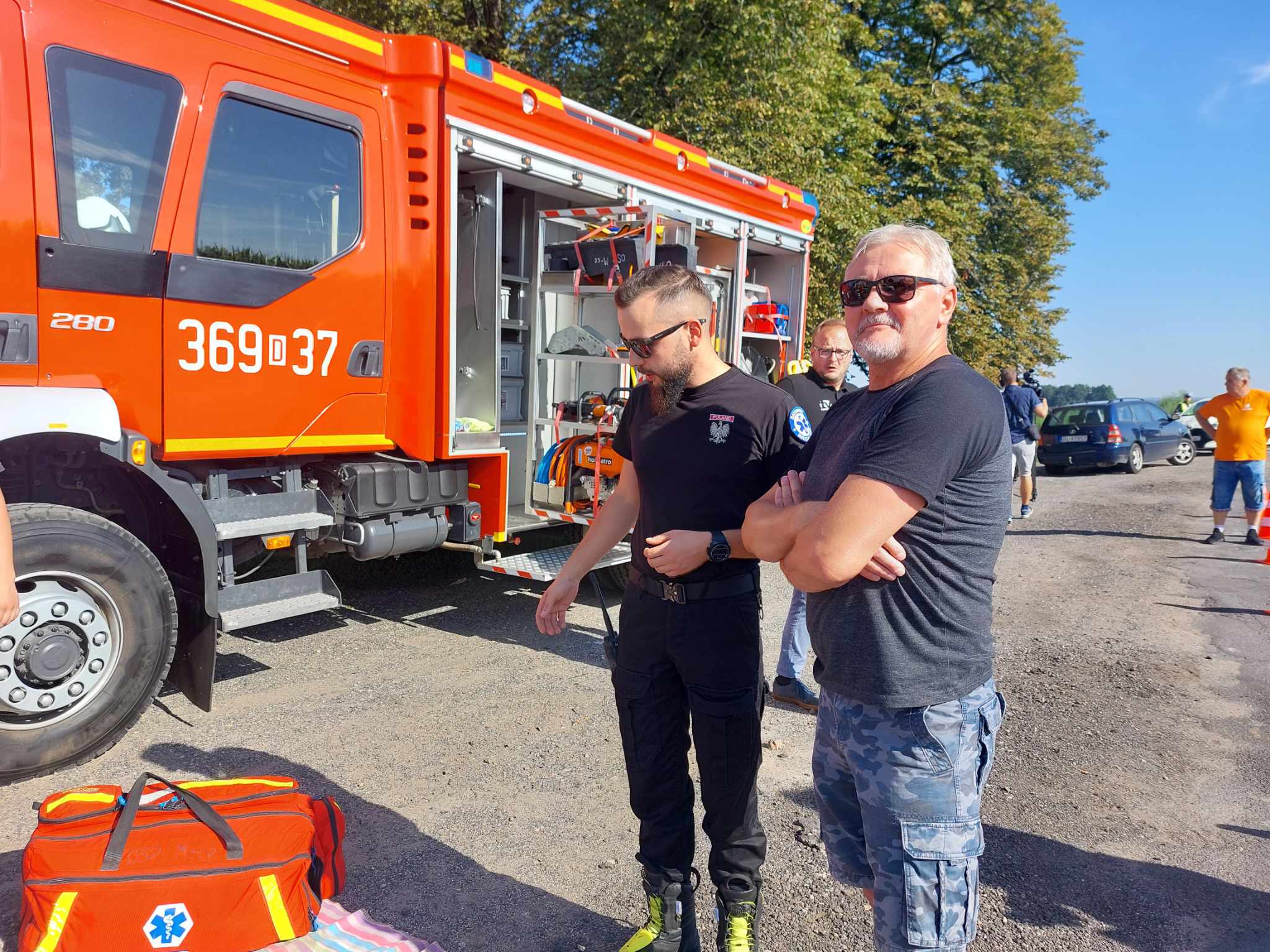 Akcja profilaktyczna legnickiej drgówki, OSP Miłkowice i GDDKiA