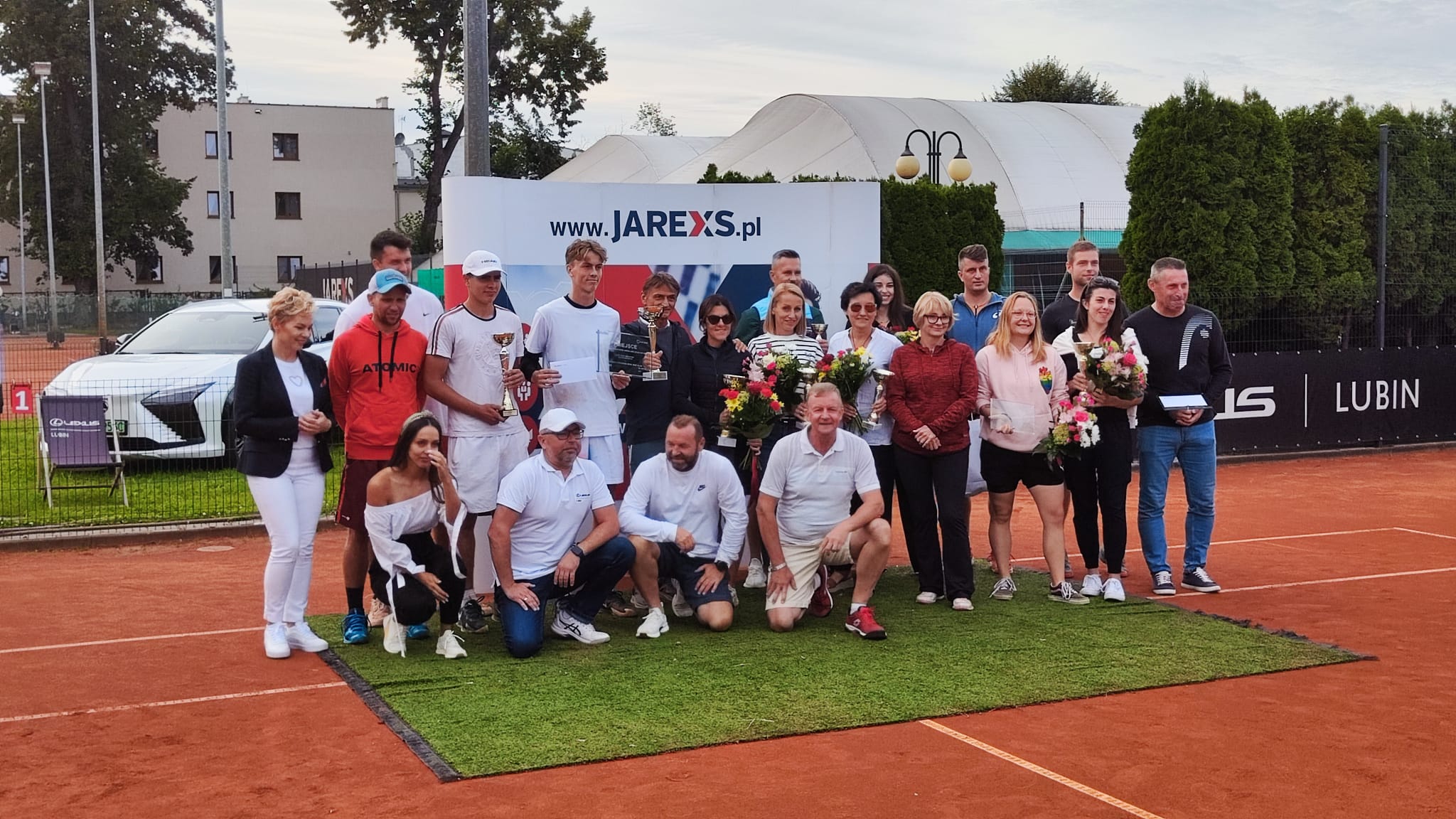 Turnieju tenisa ziemnego Jarexs & Lexus Cup - rozdanie nagród	