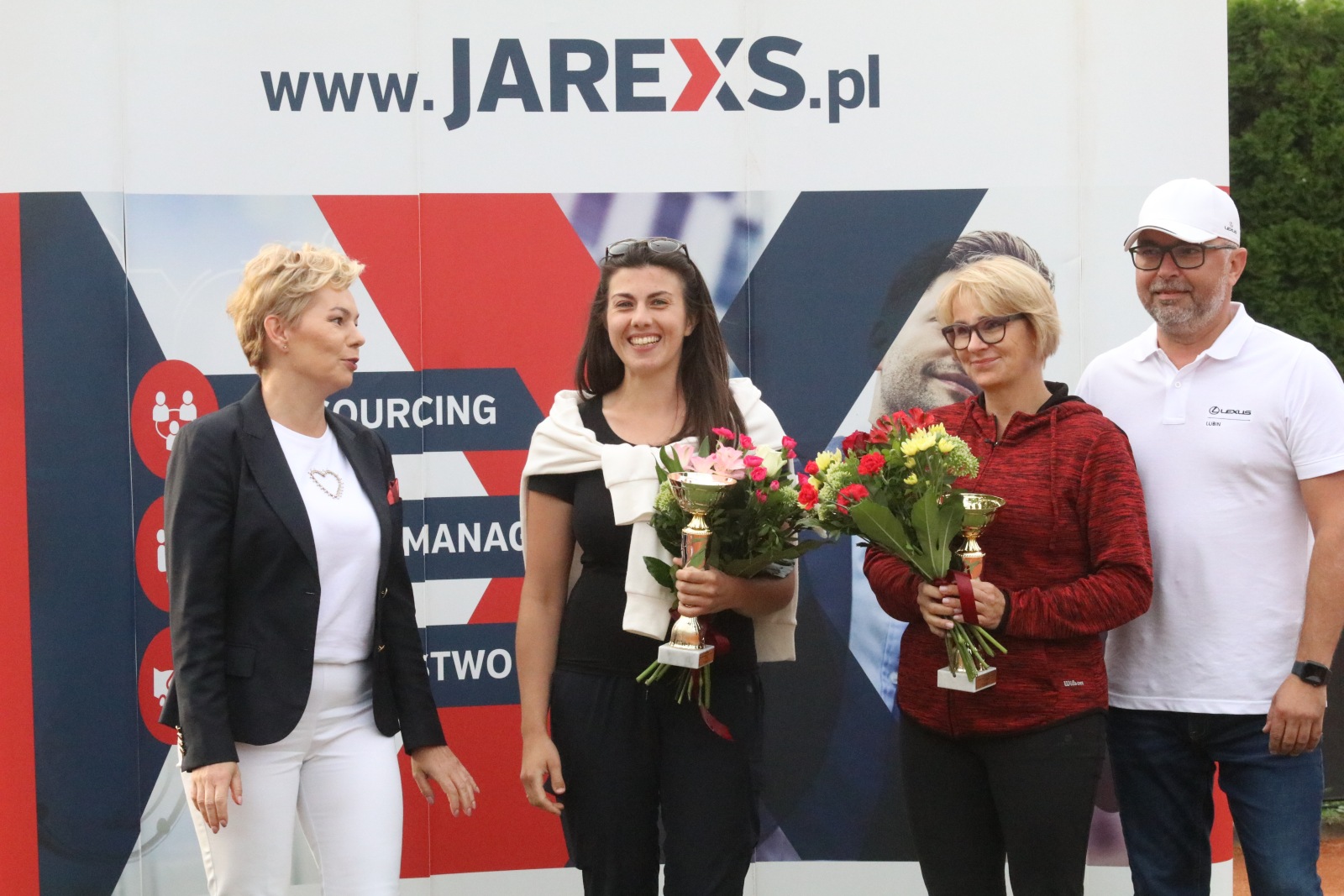 Turnieju tenisa ziemnego Jarexs & Lexus Cup - rozdanie nagród	