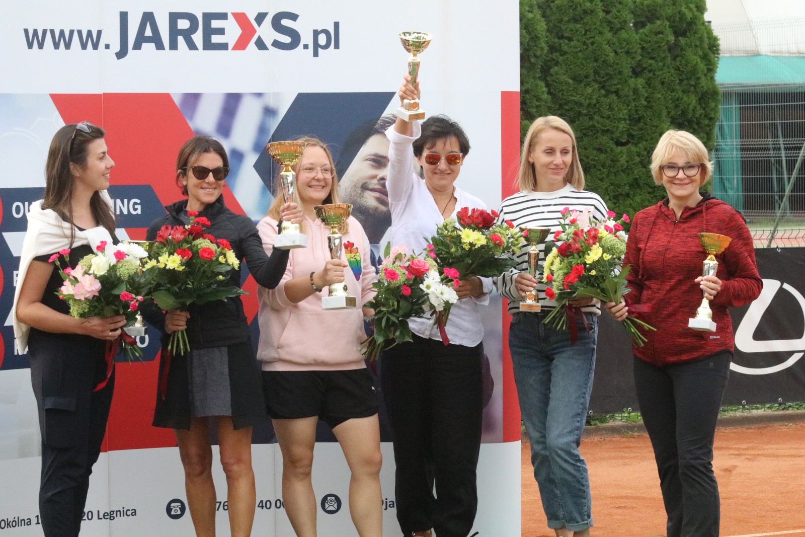 Turnieju tenisa ziemnego Jarexs & Lexus Cup - rozdanie nagród	