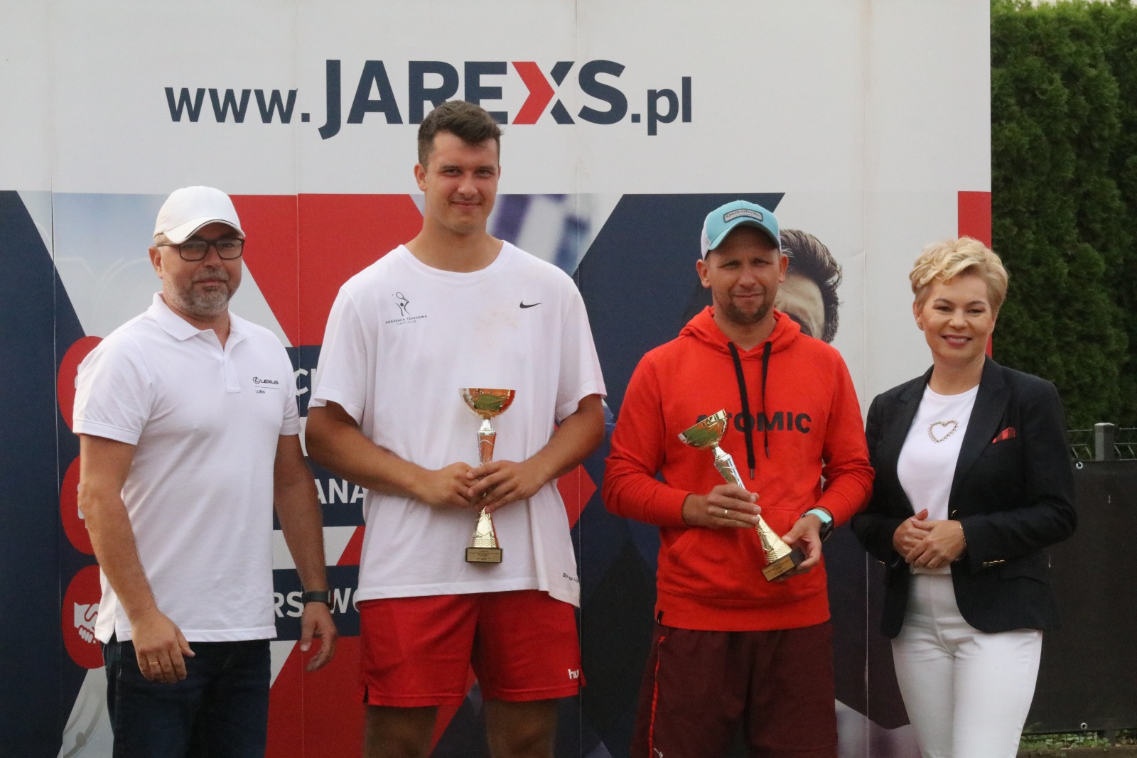 Turnieju tenisa ziemnego Jarexs & Lexus Cup - rozdanie nagród	