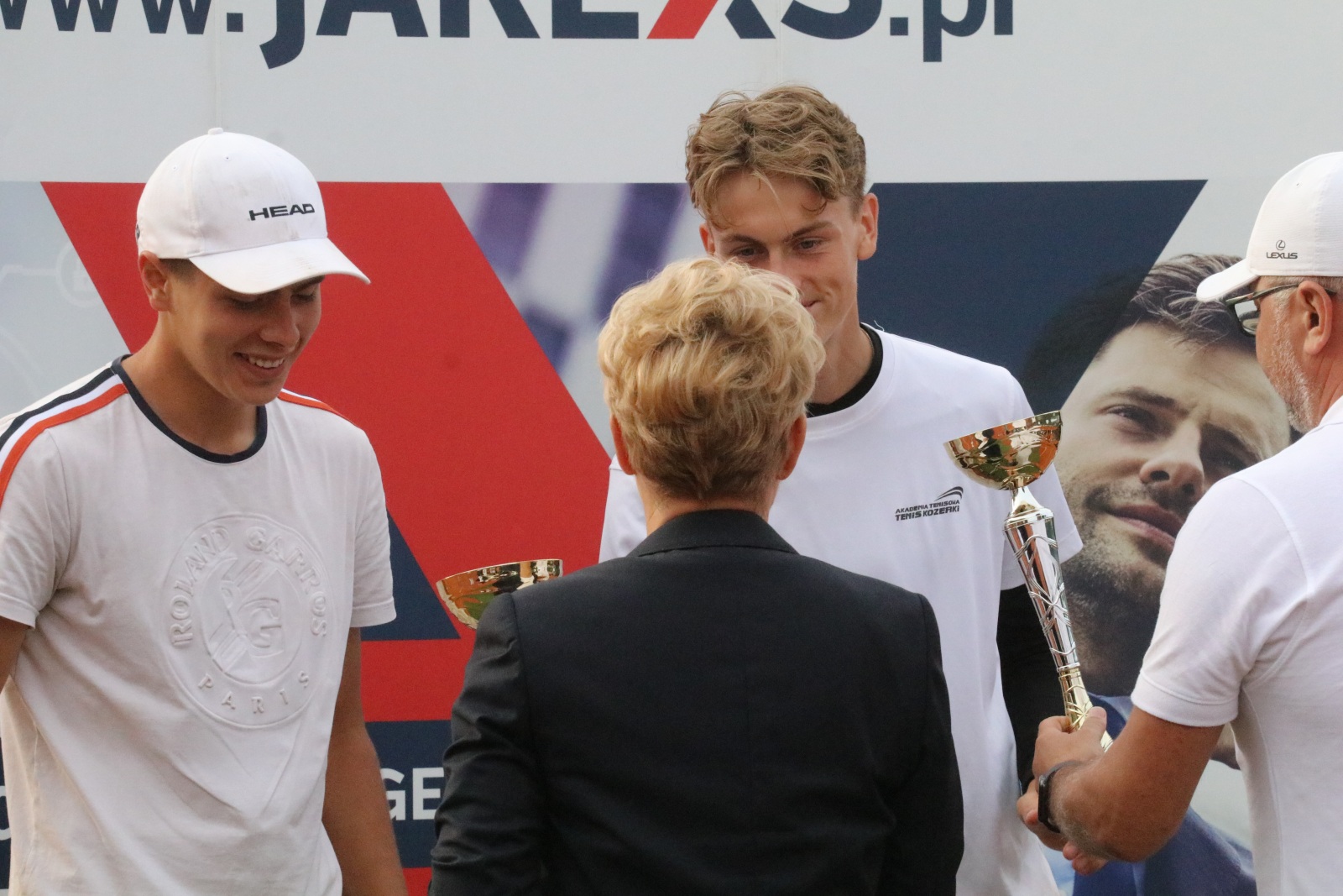 Turnieju tenisa ziemnego Jarexs & Lexus Cup - rozdanie nagród	
