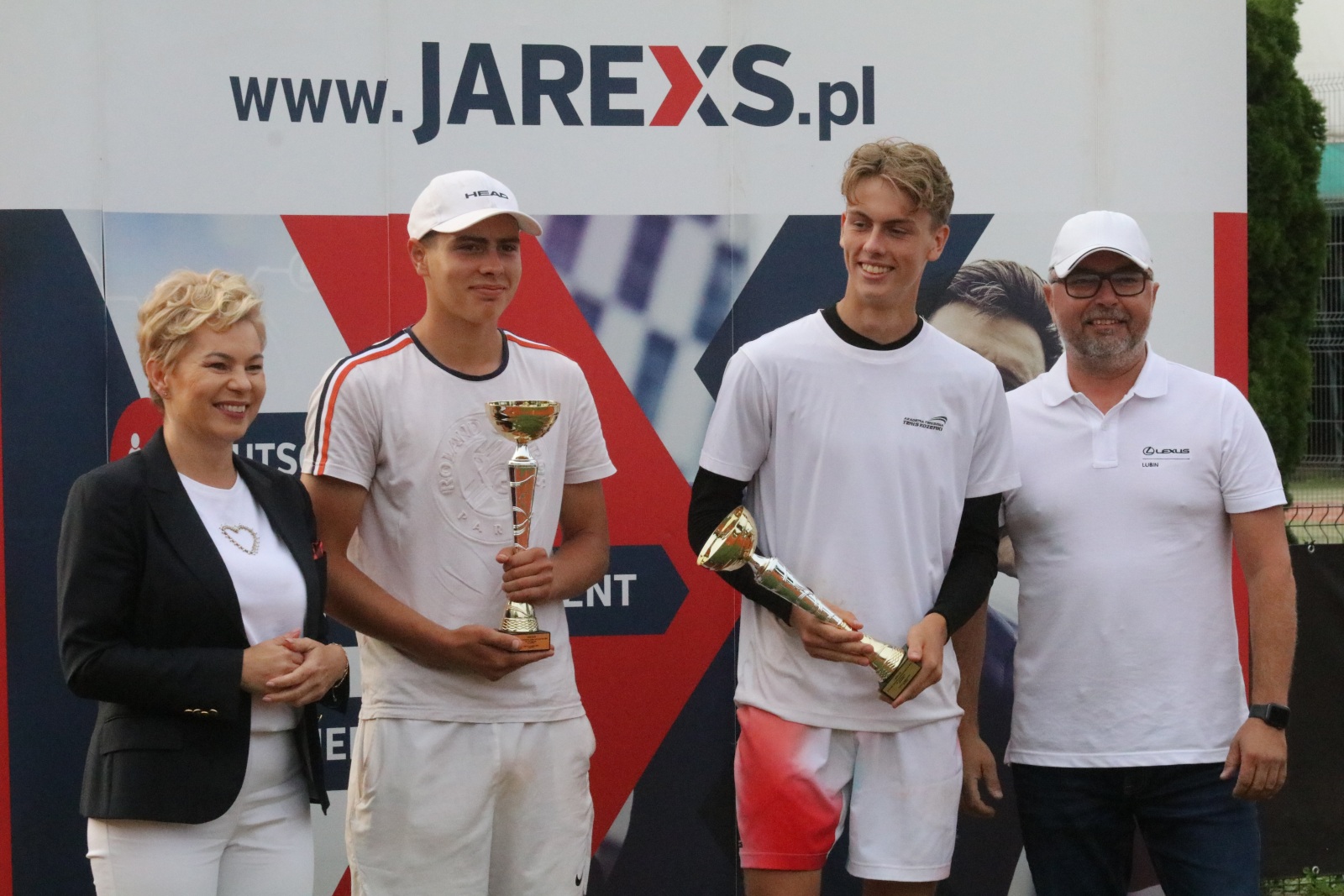 Turnieju tenisa ziemnego Jarexs & Lexus Cup - rozdanie nagród	
