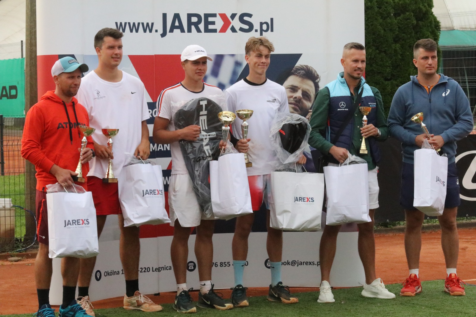 Turnieju tenisa ziemnego Jarexs & Lexus Cup - rozdanie nagród	
