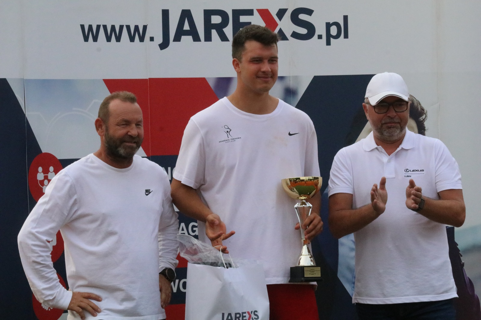 Turnieju tenisa ziemnego Jarexs & Lexus Cup - rozdanie nagród	