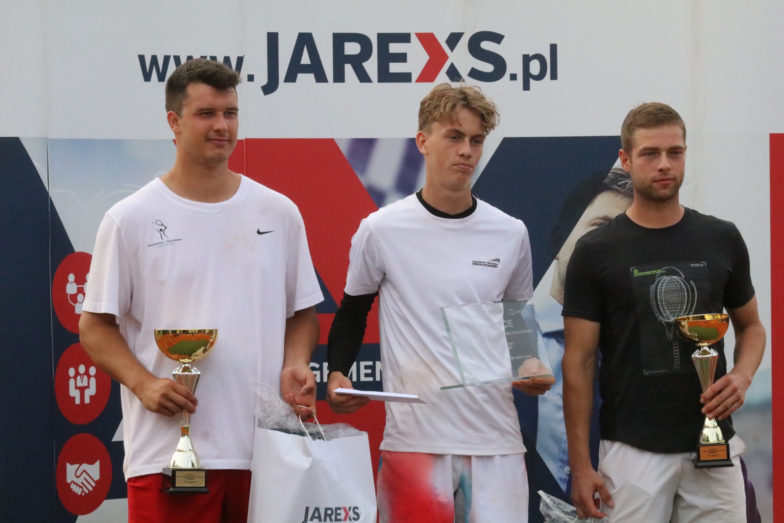 Turnieju tenisa ziemnego Jarexs & Lexus Cup - rozdanie nagród	