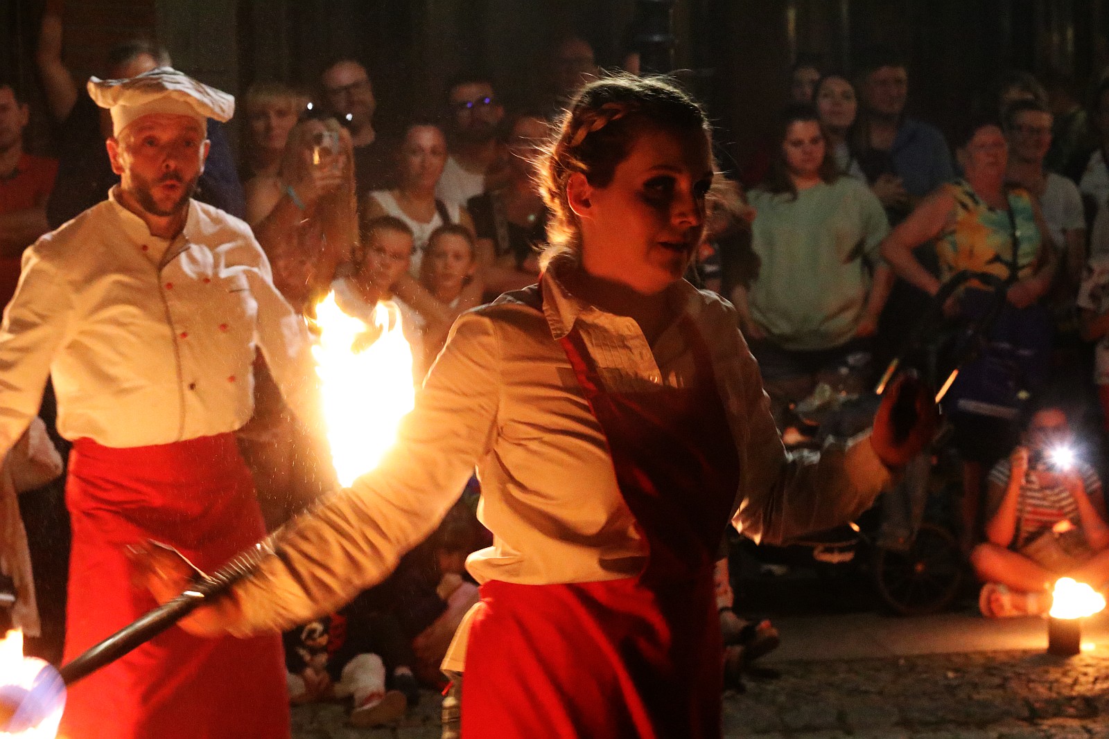 Teatr Ognia Azislight zachwycił swoim legniczan pokazem