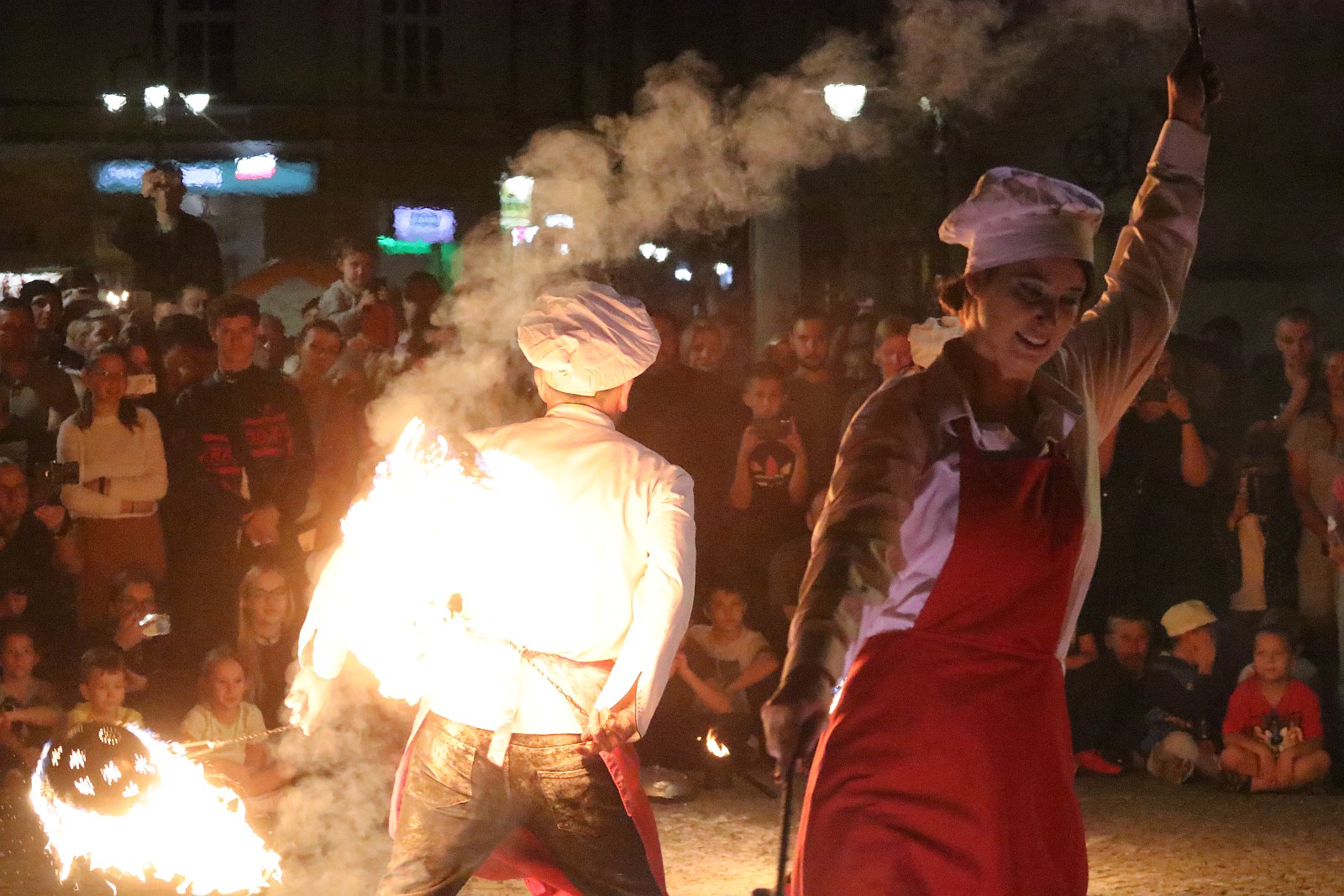 Teatr Ognia Azislight zachwycił swoim legniczan pokazem