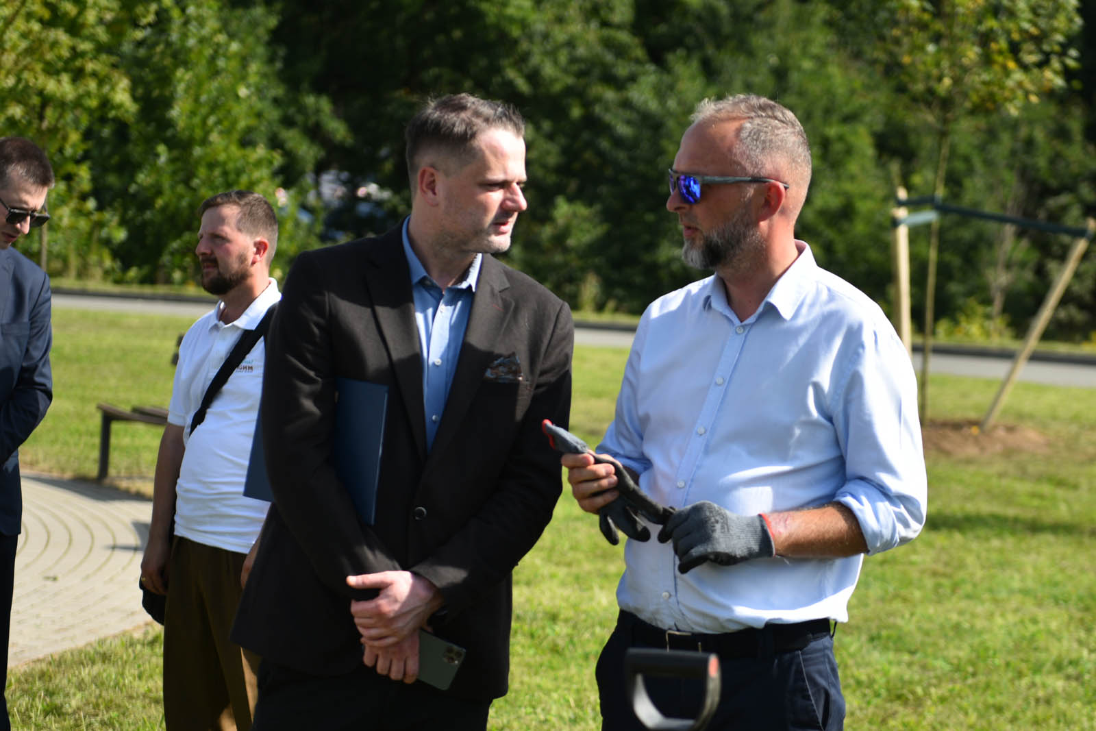 Nasadzenie drzew było jednym z punktów jubileuszu huty miedzi
