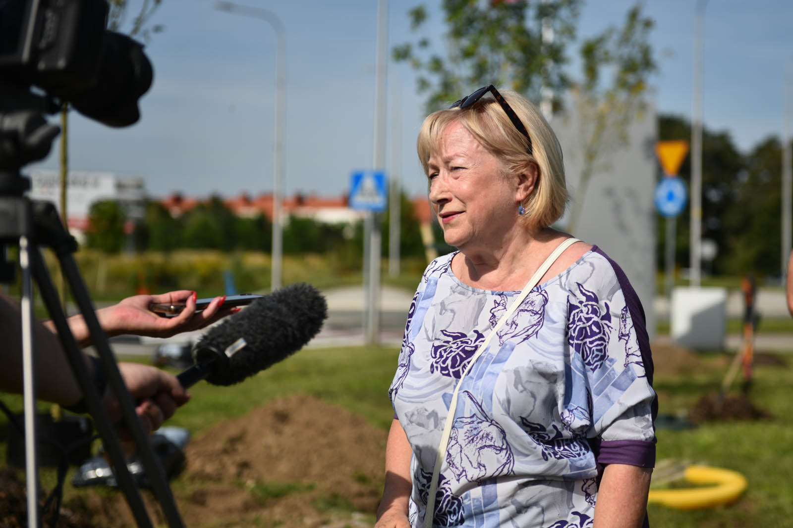 Nasadzenie drzew było jednym z punktów jubileuszu huty miedzi