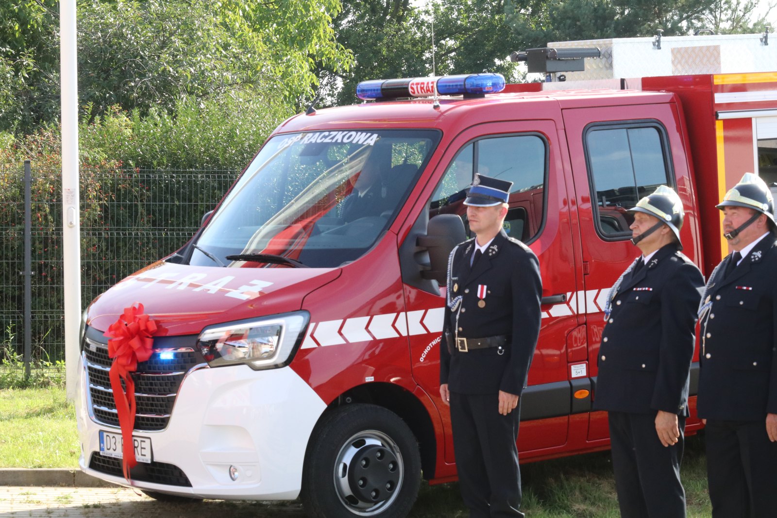 OSP Raczkowa otrzymała nowy wóz strażacki