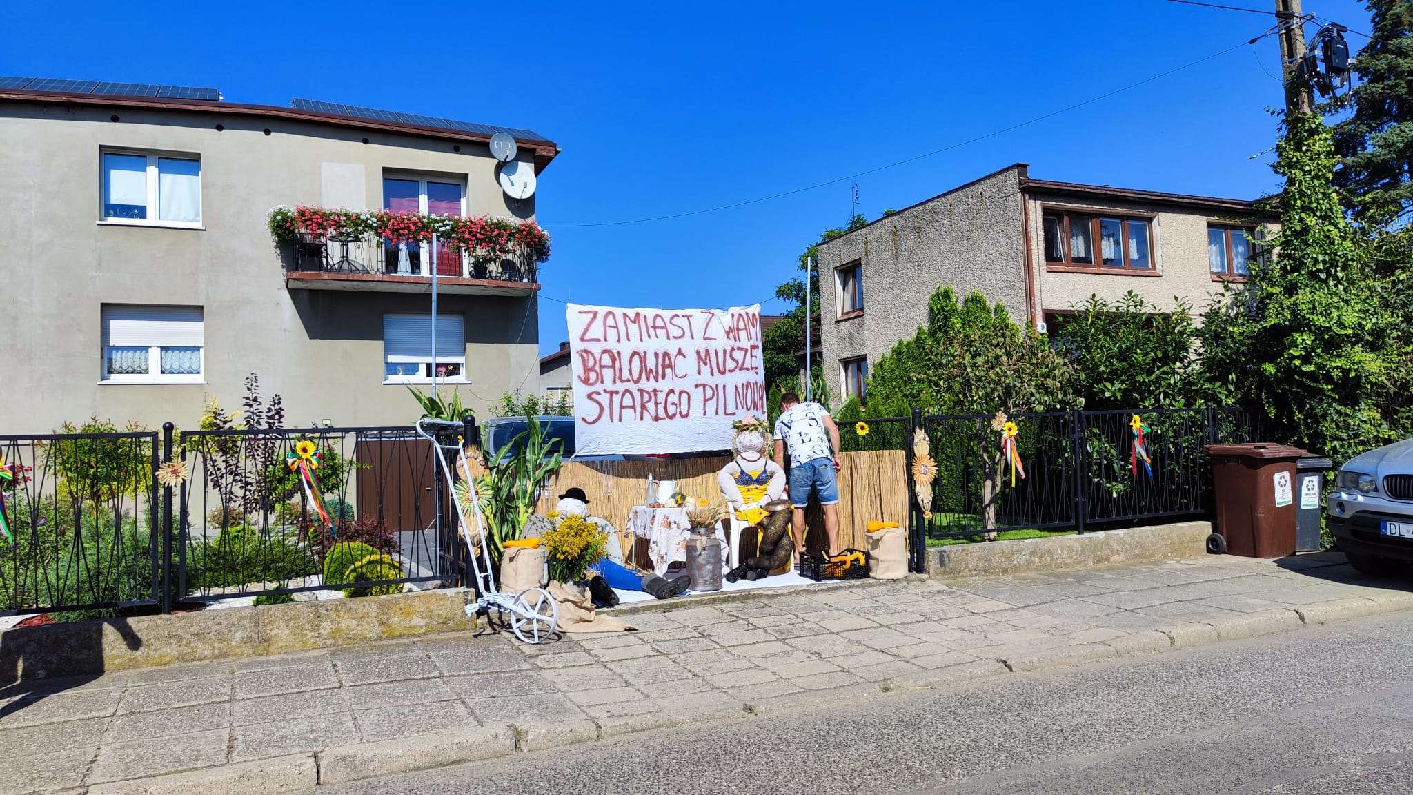 Mieszkańcy gminy Prochowice bawią się na dożynkach gminnych