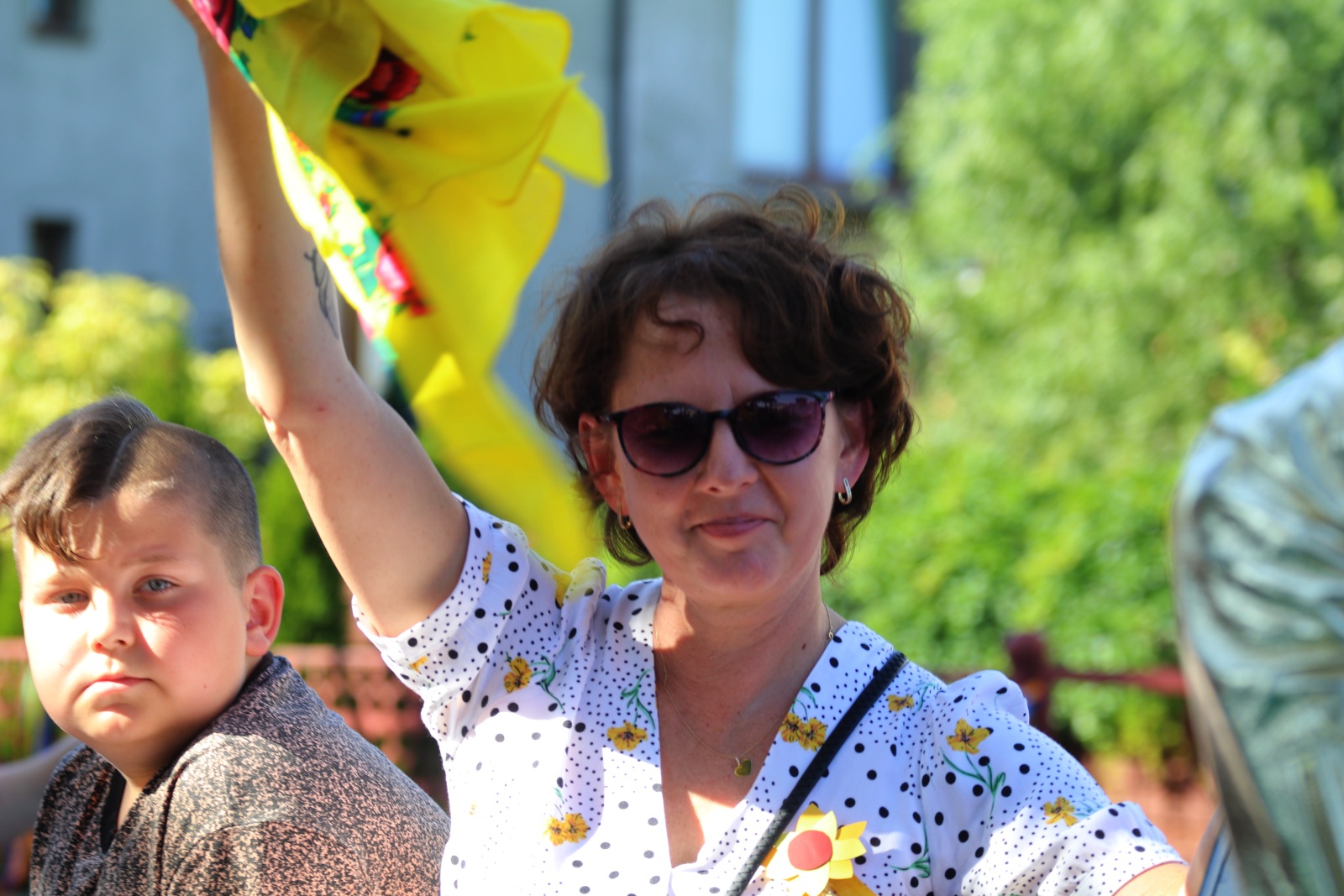Mieszkańcy gminy Prochowice bawią się na dożynkach gminnych