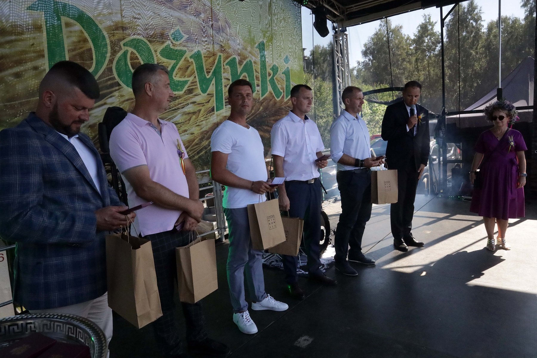 Gminne Dożynki Gminy Miłkowice w Dobrzejowie