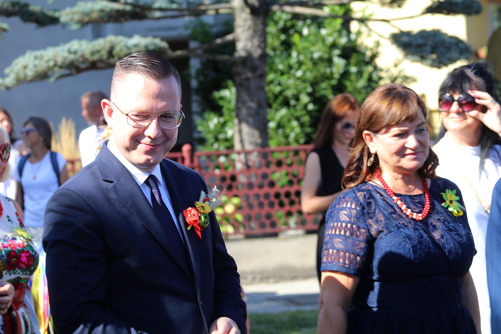 Mieszkańcy gminy Prochowice bawią się na dożynkach gminnych
