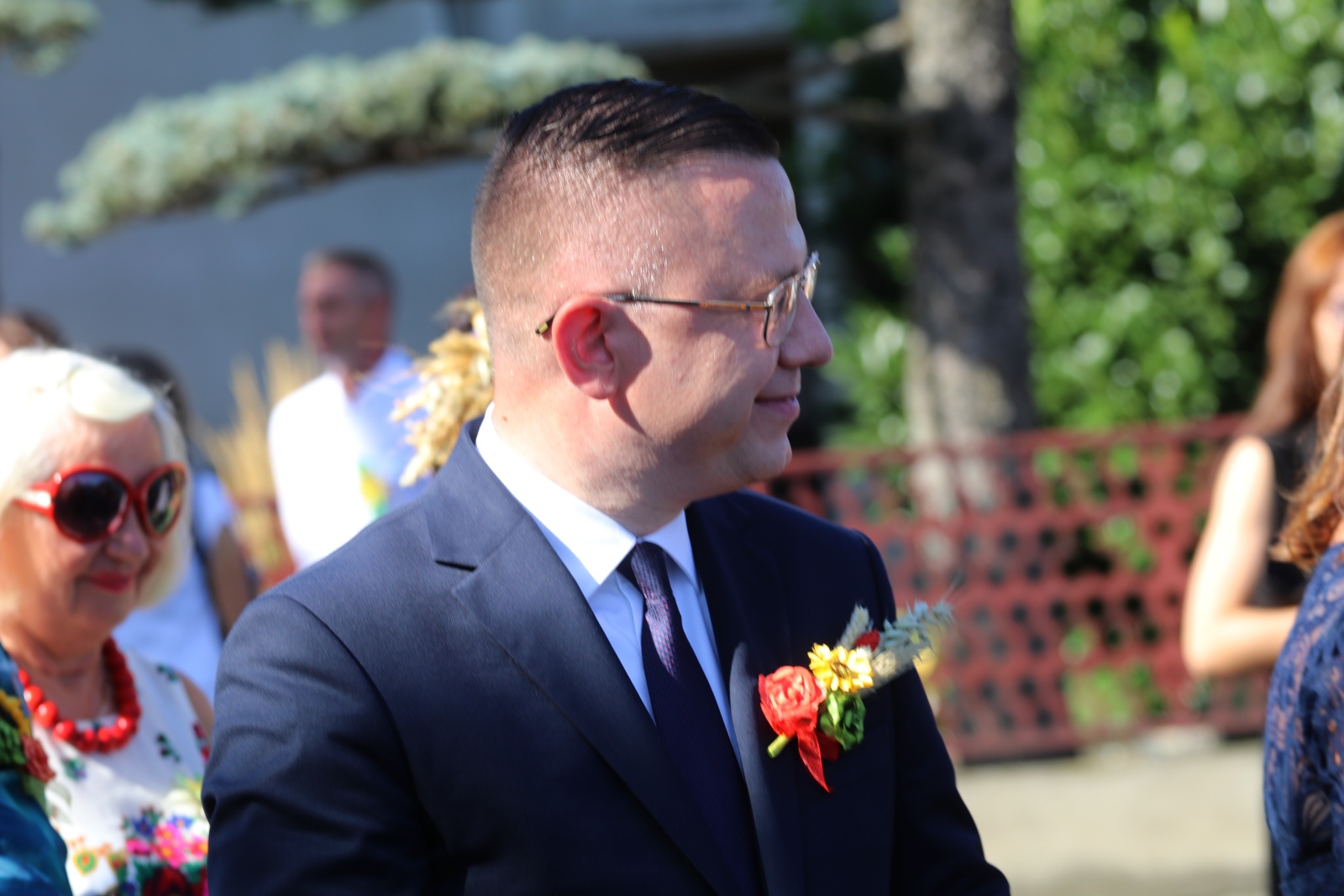 Mieszkańcy gminy Prochowice bawią się na dożynkach gminnych