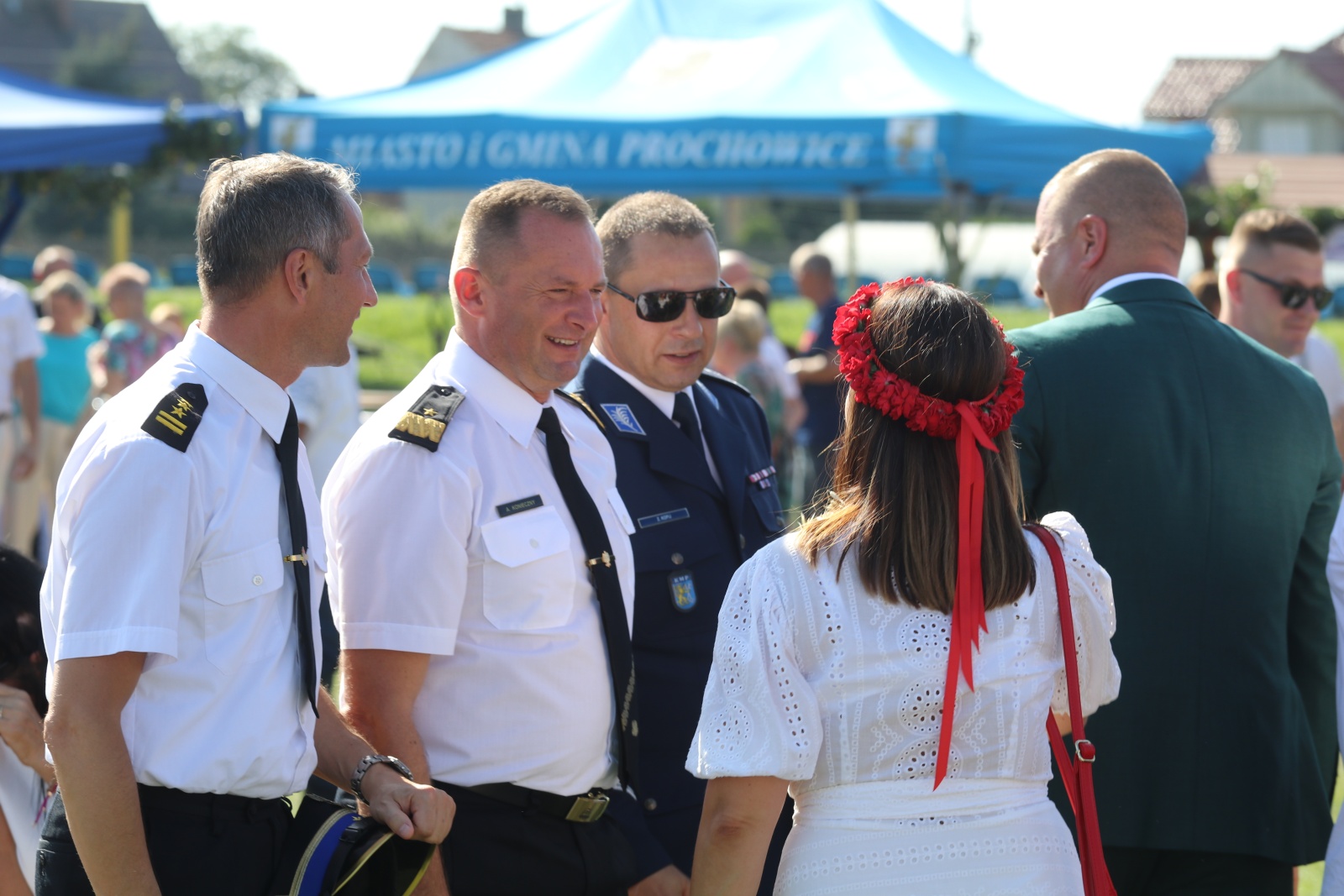 Mieszkańcy gminy Prochowice bawią się na dożynkach gminnych