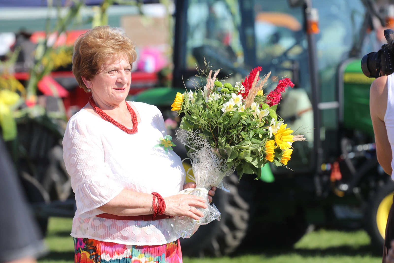 Mieszkańcy gminy Prochowice bawią się na dożynkach gminnych