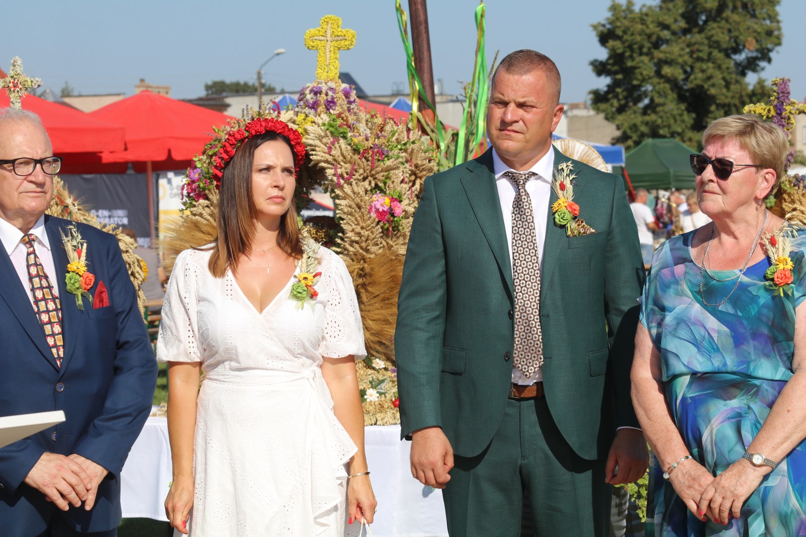 Mieszkańcy gminy Prochowice bawią się na dożynkach gminnych