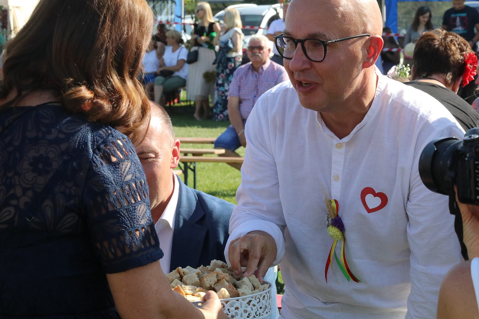 Mieszkańcy gminy Prochowice bawią się na dożynkach gminnych