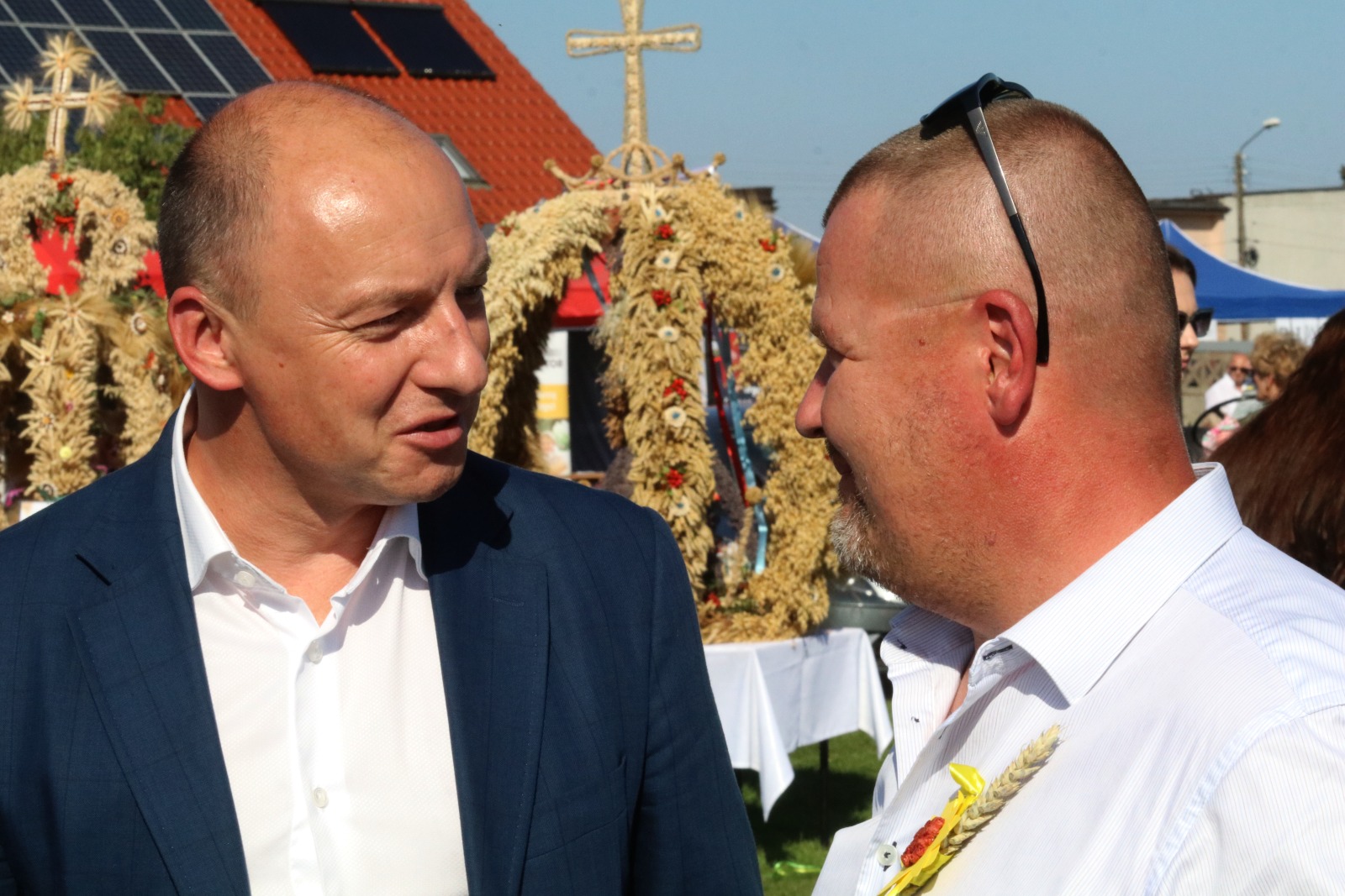Mieszkańcy gminy Prochowice bawią się na dożynkach gminnych