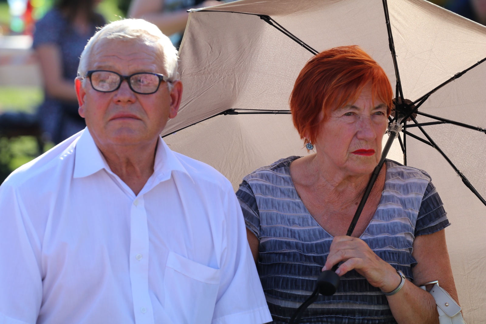 Mieszkańcy gminy Prochowice bawią się na dożynkach gminnych