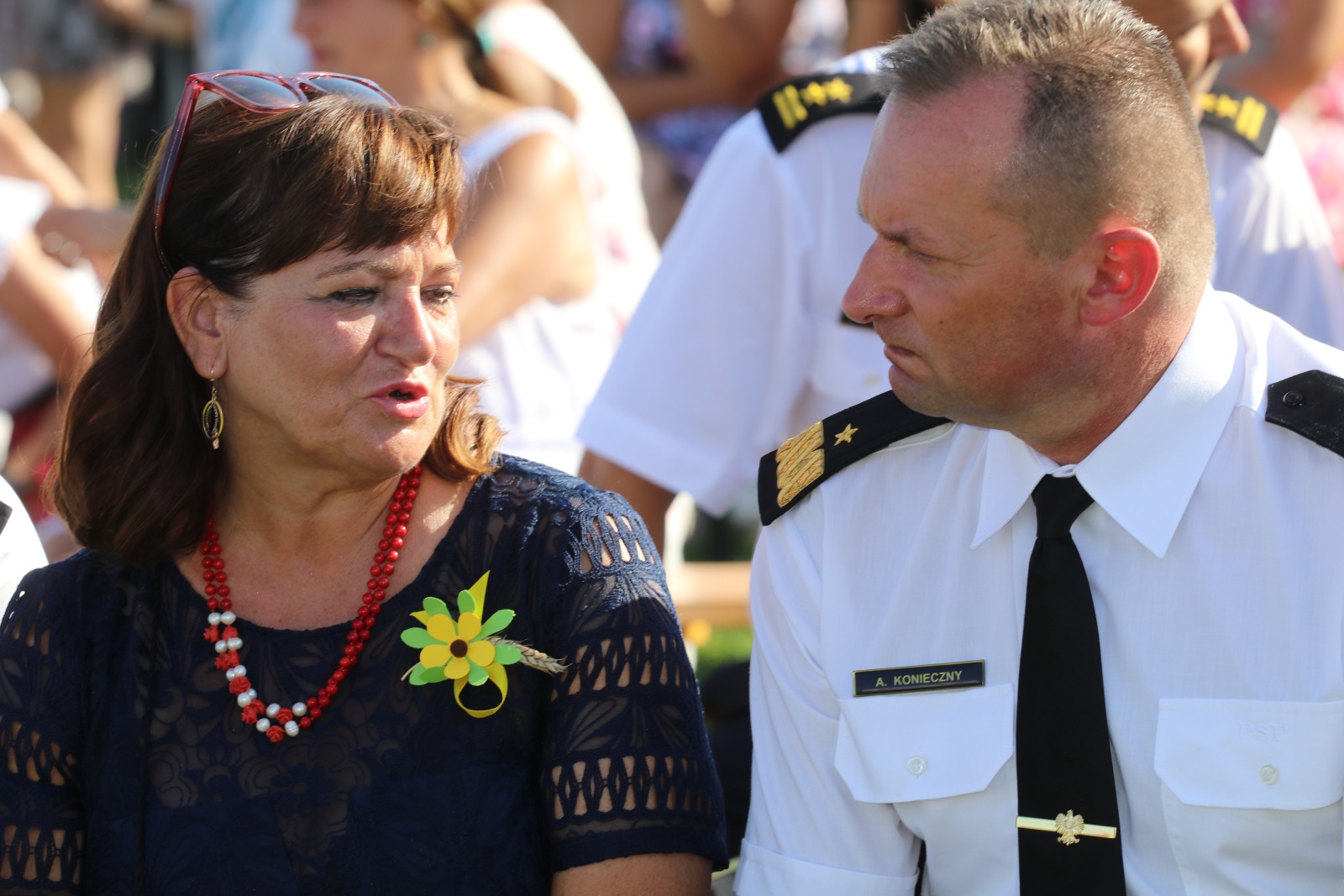 Mieszkańcy gminy Prochowice bawią się na dożynkach gminnych