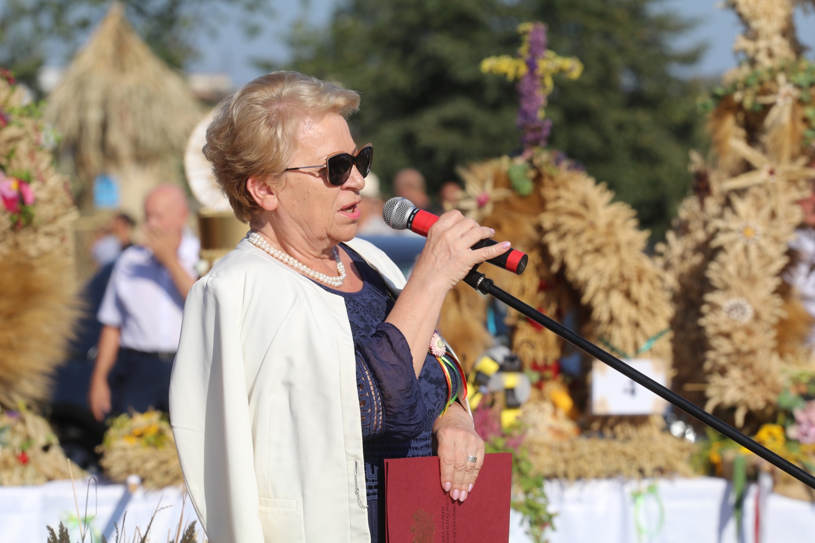 Mieszkańcy gminy Prochowice bawią się na dożynkach gminnych