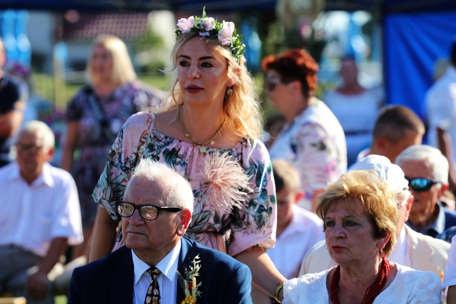 Mieszkańcy gminy Prochowice bawią się na dożynkach gminnych
