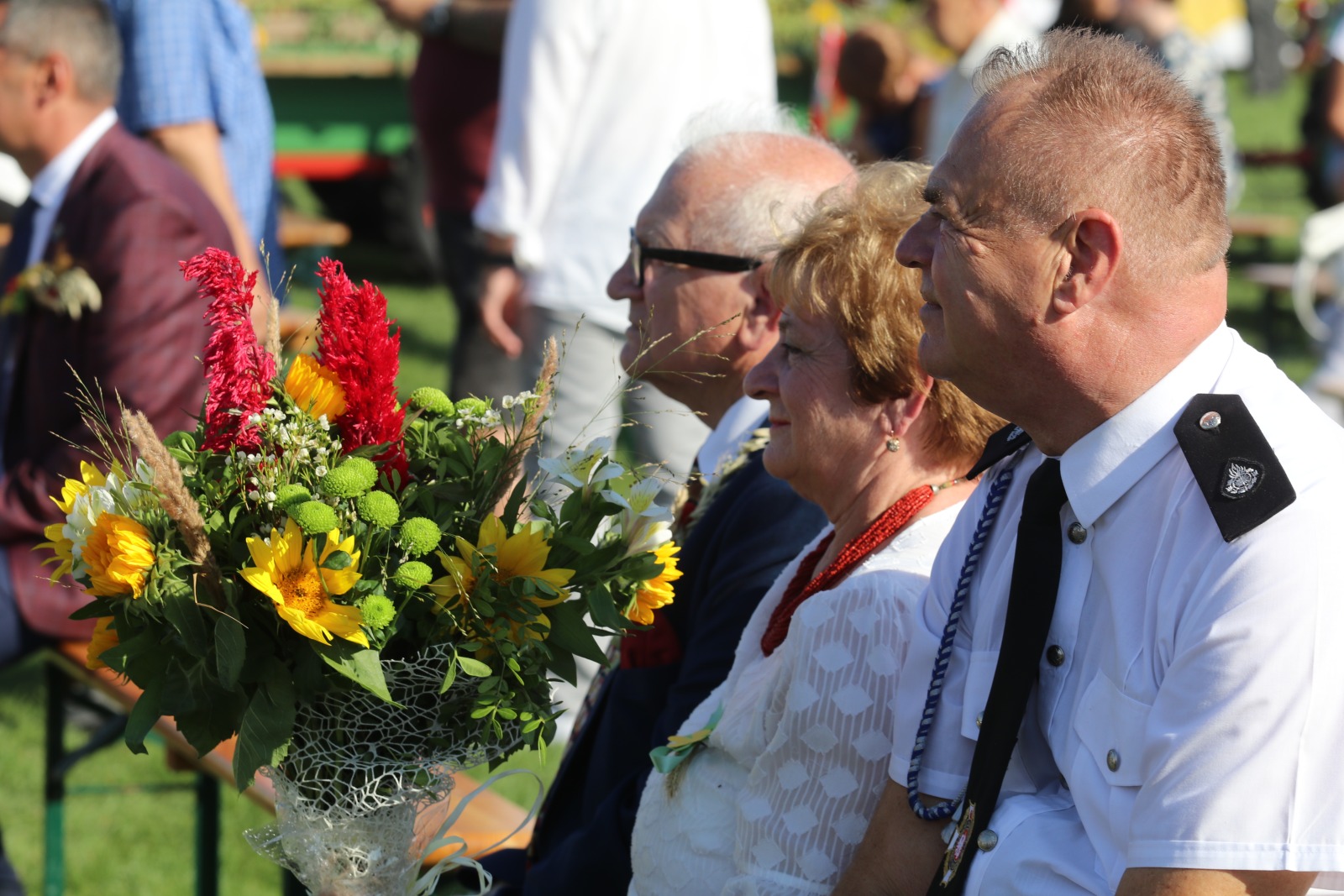 Mieszkańcy gminy Prochowice bawią się na dożynkach gminnych