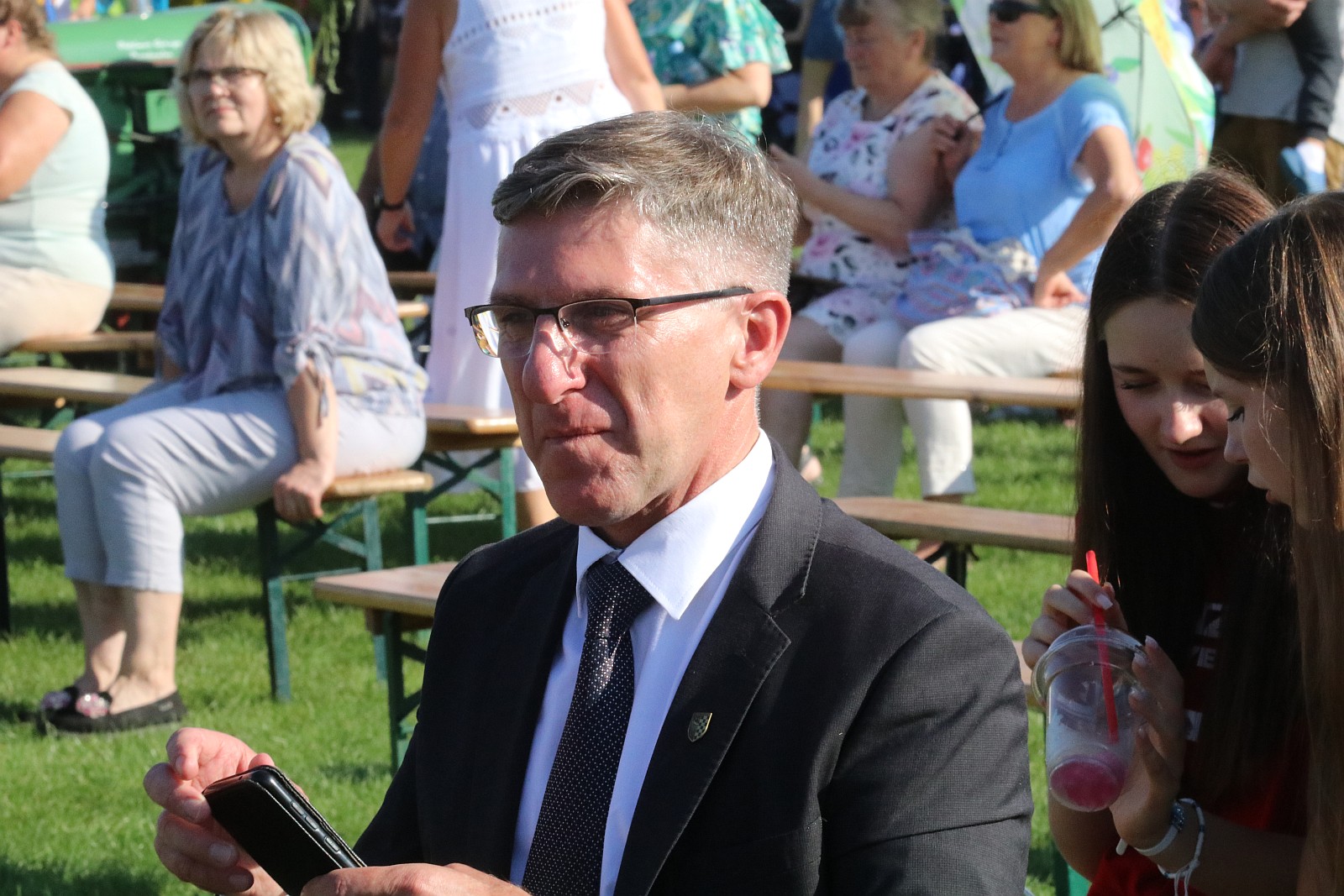 Mieszkańcy gminy Prochowice bawią się na dożynkach gminnych