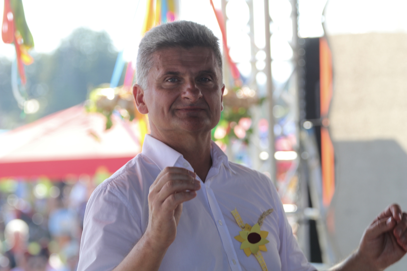 Mieszkańcy gminy Prochowice bawią się na dożynkach gminnych