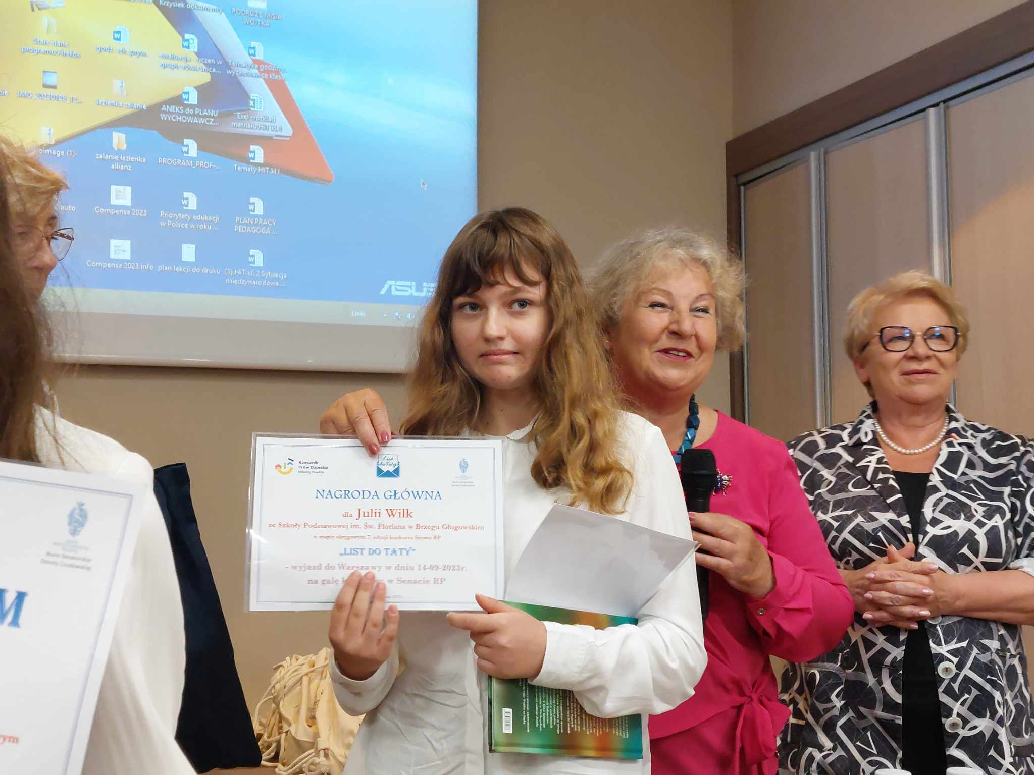 Listy do Taty nagrodzone. Laureatka pojedzie do Senatu