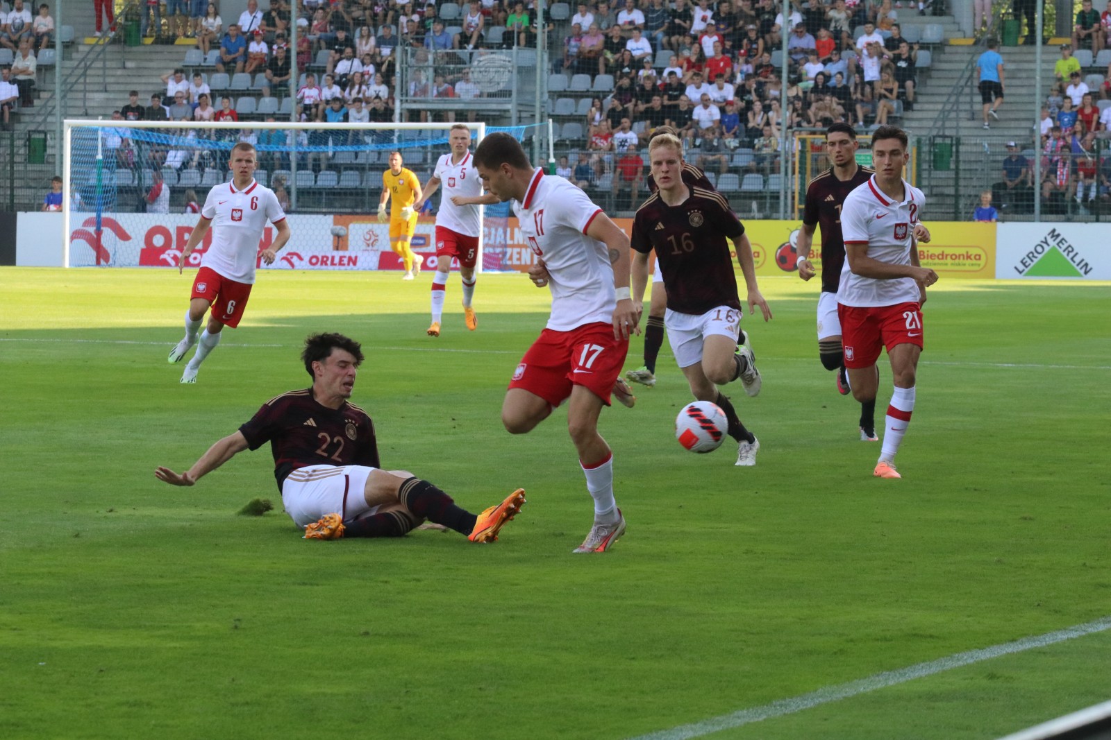 Reprezentacja Polski U20 remisuje z reprezentacją Niemiec U20