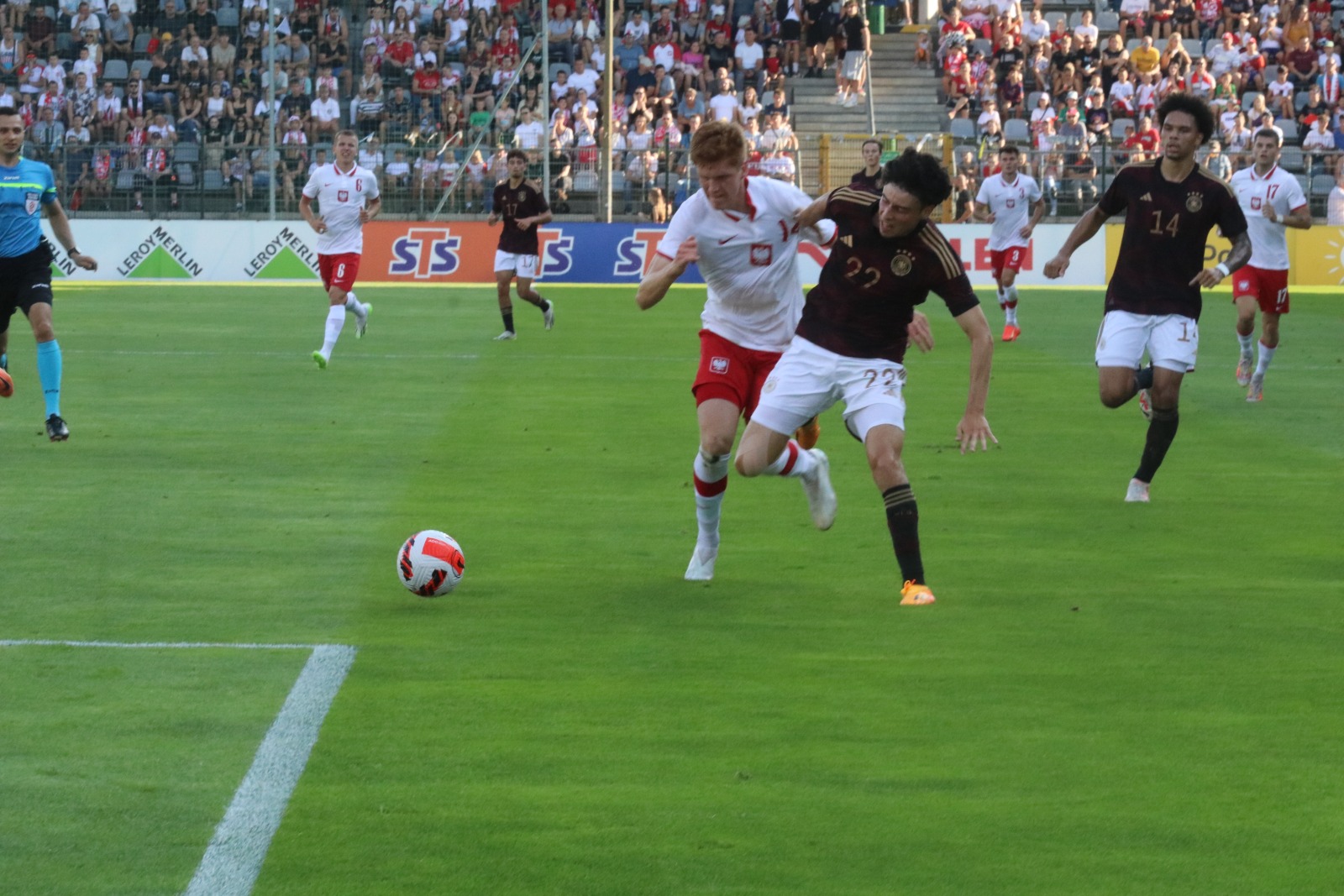 Reprezentacja Polski U20 remisuje z reprezentacją Niemiec U20