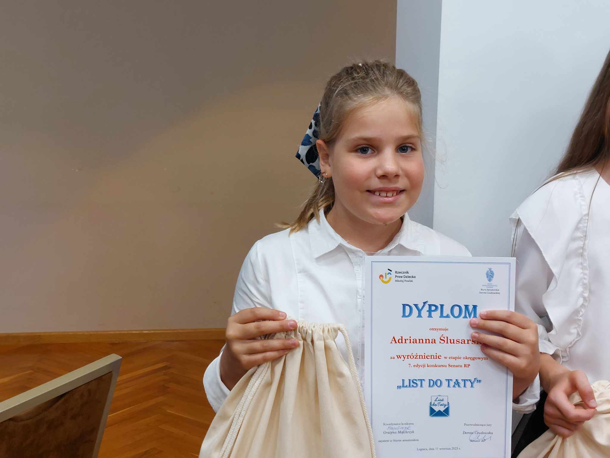 Listy do Taty nagrodzone. Laureatka pojedzie do Senatu