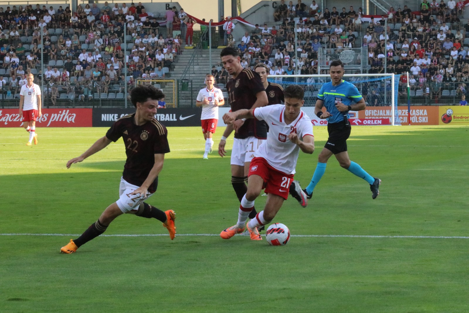 Reprezentacja Polski U20 remisuje z reprezentacją Niemiec U20