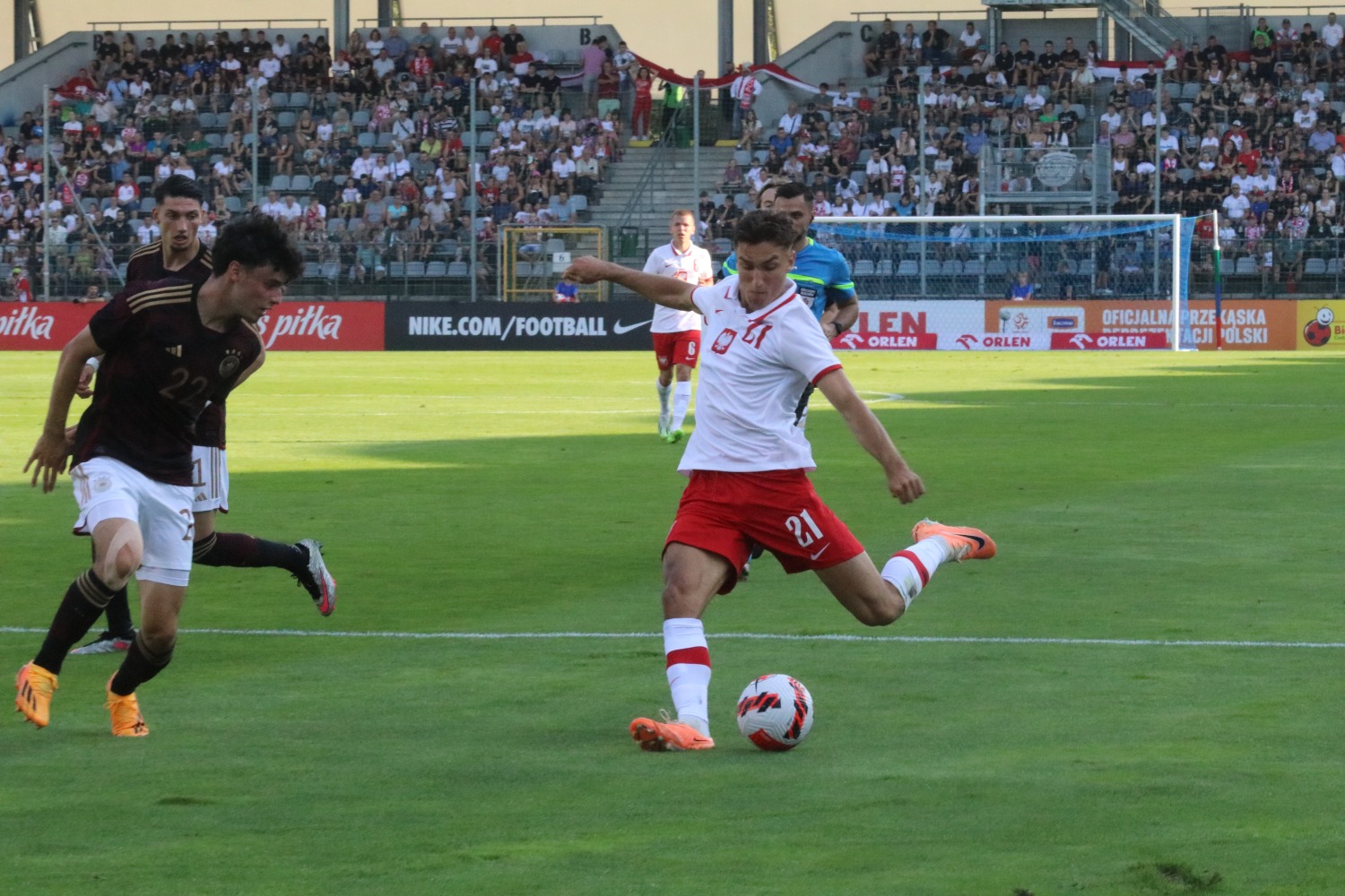 Reprezentacja Polski U20 remisuje z reprezentacją Niemiec U20