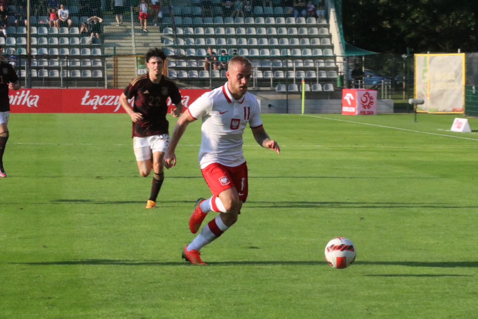 Reprezentacja Polski U20 remisuje z reprezentacją Niemiec U20