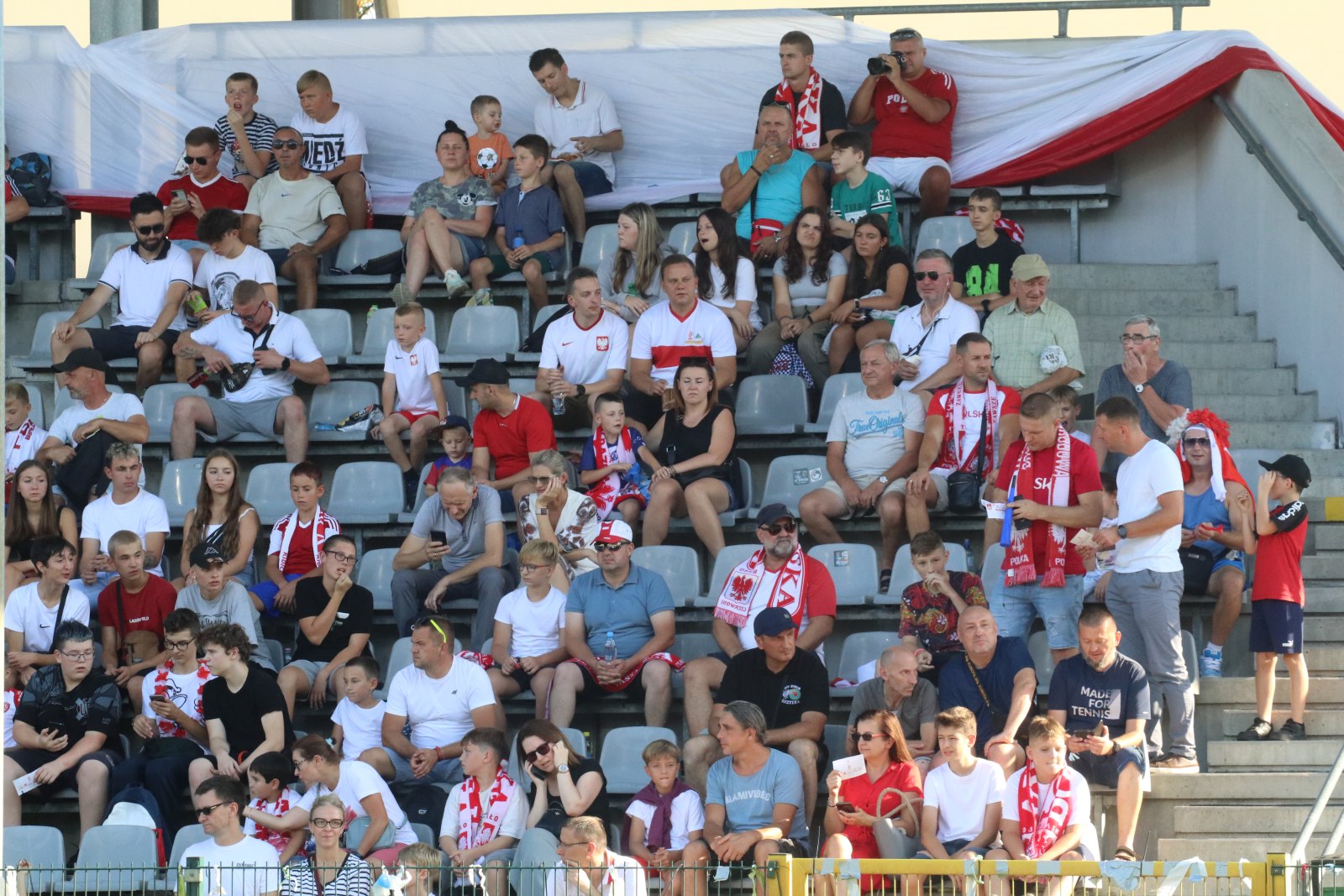 Ponad pięć tysięcy widzów na meczu Polska - Niemcy