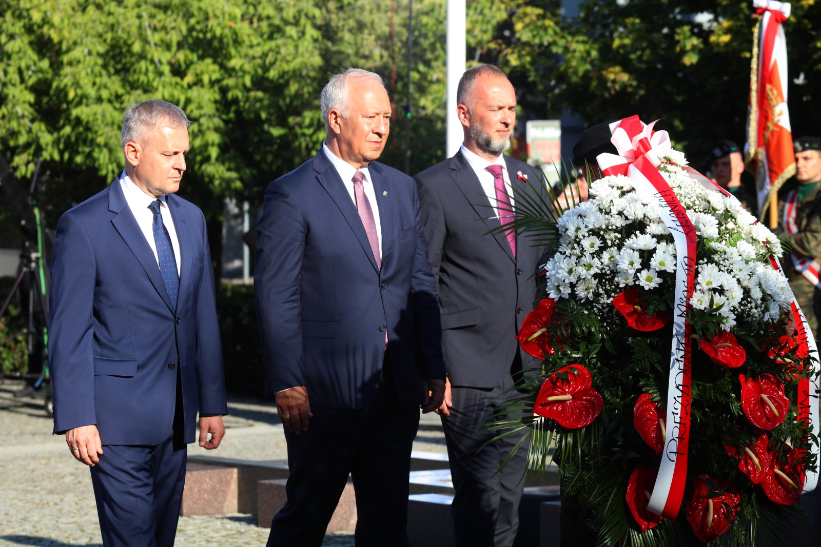 Uroczystości pod pomnikiem Zesłańcom Sybiru