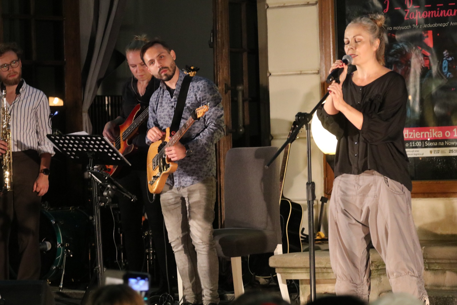 Aktorzy Teatru Modrzejewskiej wystąpili dla przyjaciół teatru