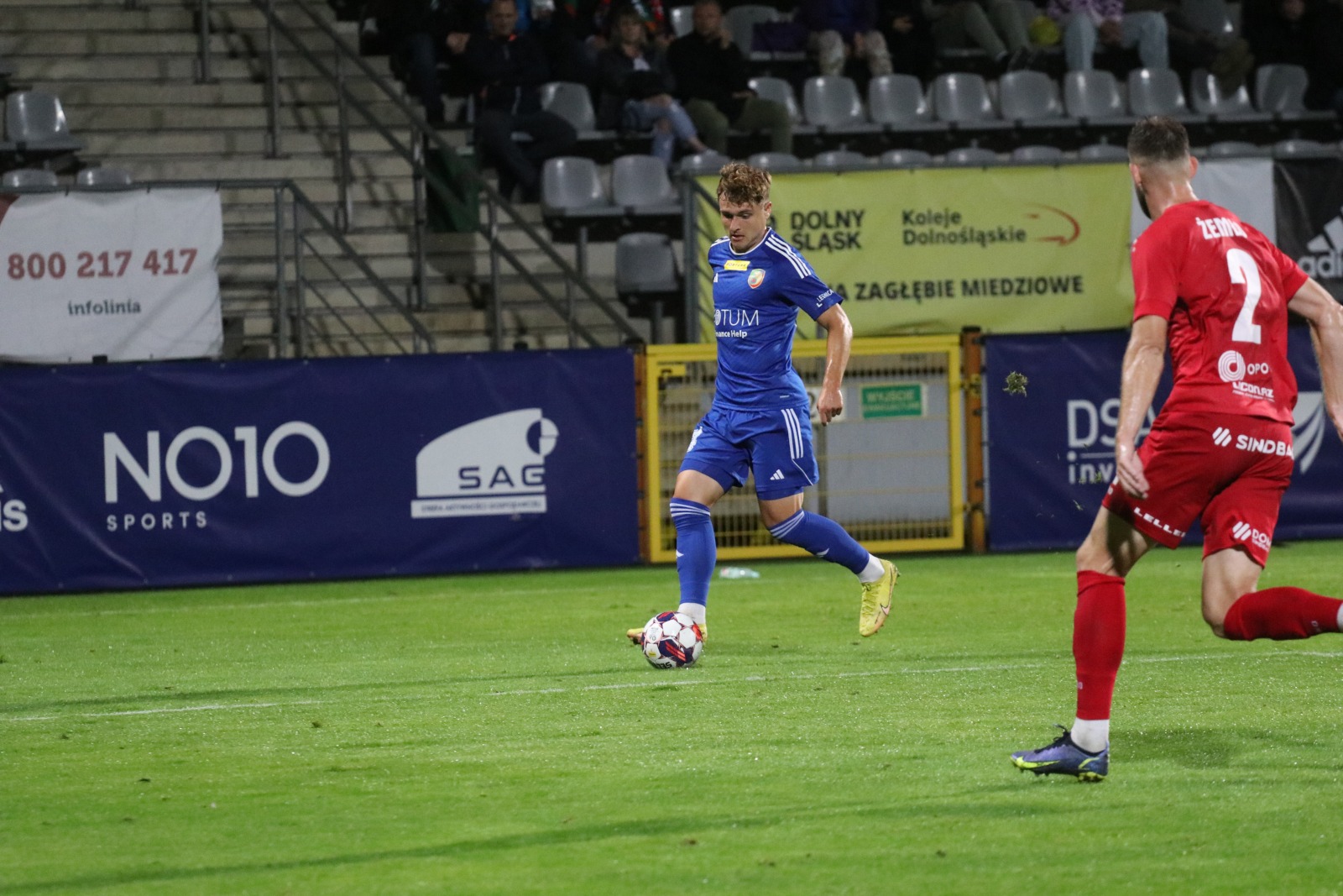 Miedź Legnica doznała pierwszej domowej porażki w sezonie
