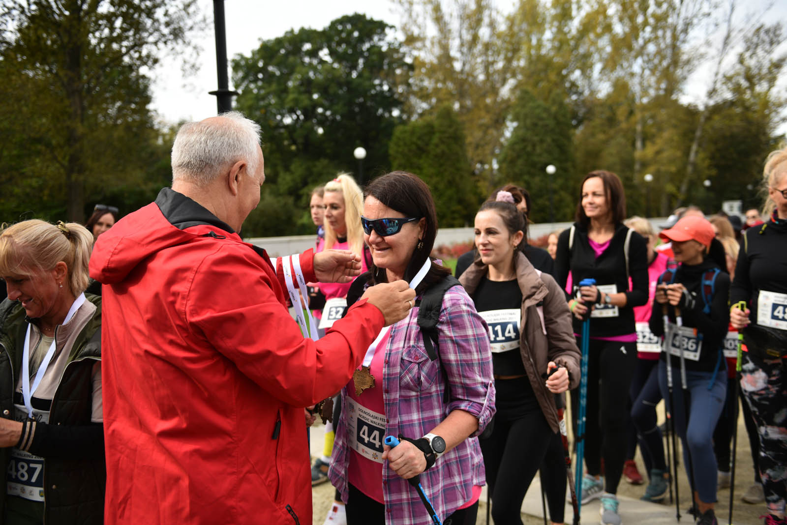 Ponad 200 chętnych na Dolnośląskim Festiwalu Nordic Walking