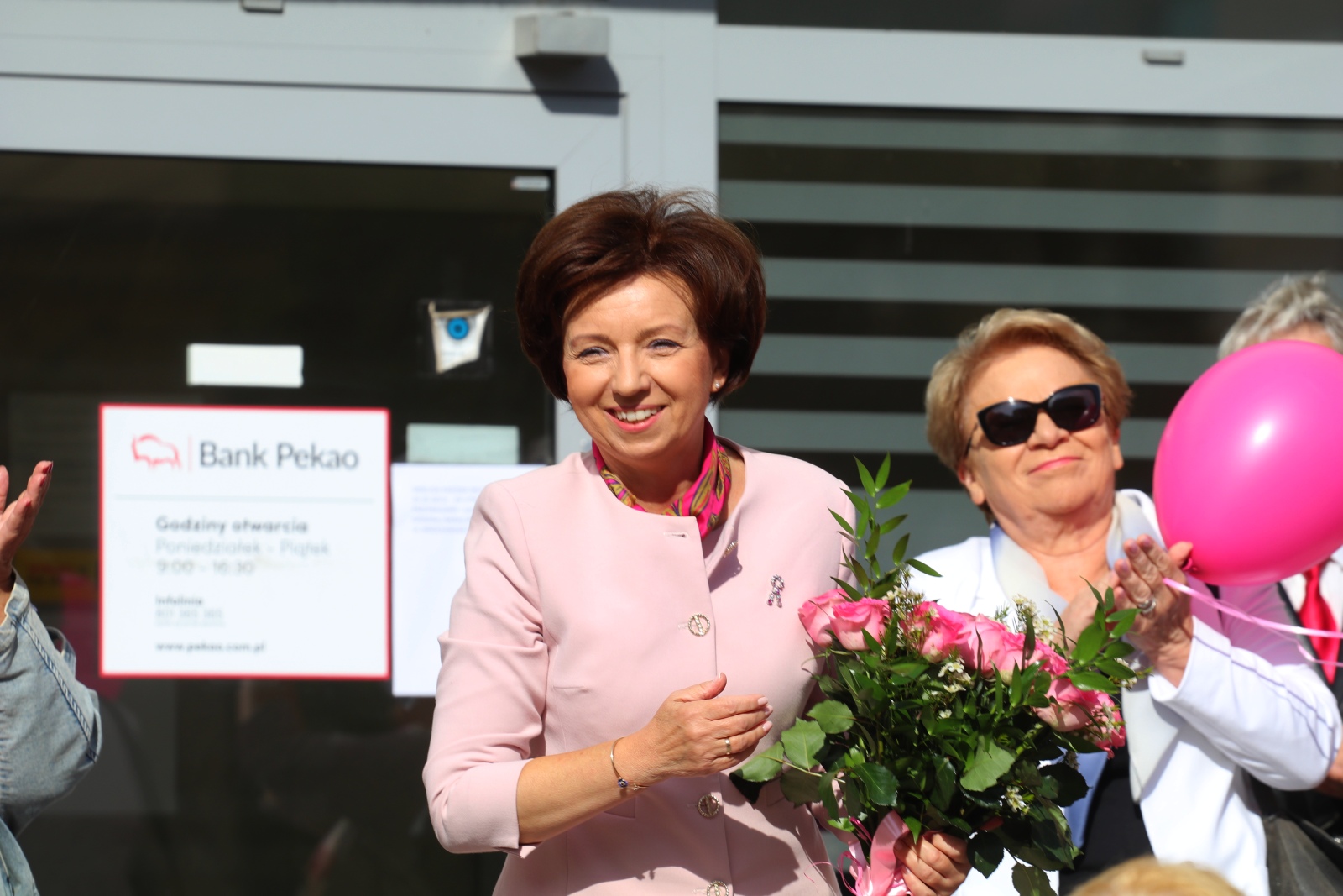 Z różowymi balonami i orkiestrą policyjną maszerowali ku zdrowiu