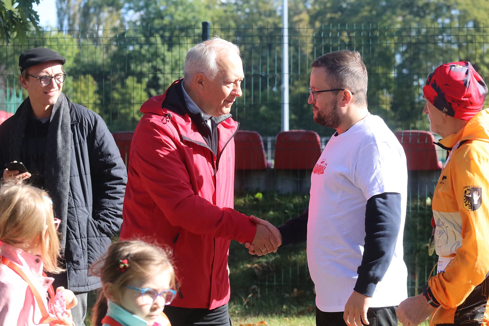 Głośno protestowali i kibicowali zwolnionemu  szefowi związku