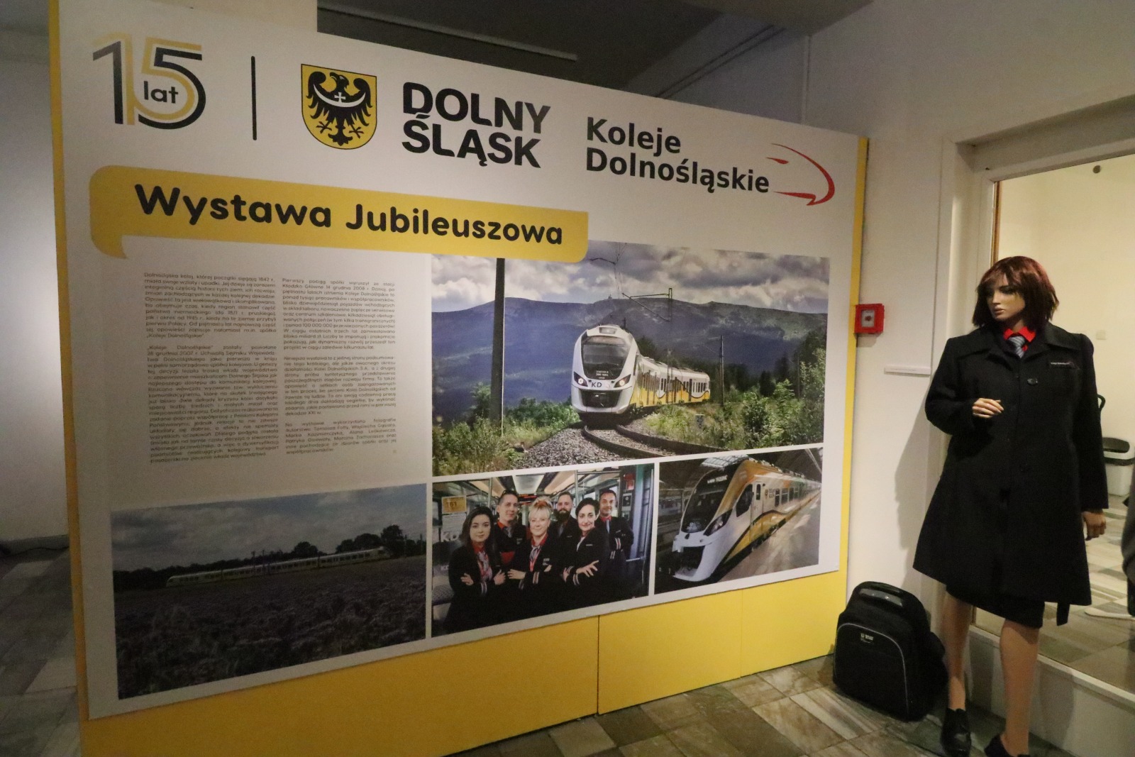 15 lat Kolei Dolnośląskich - nowa wystawa w Muzeum Miedzi