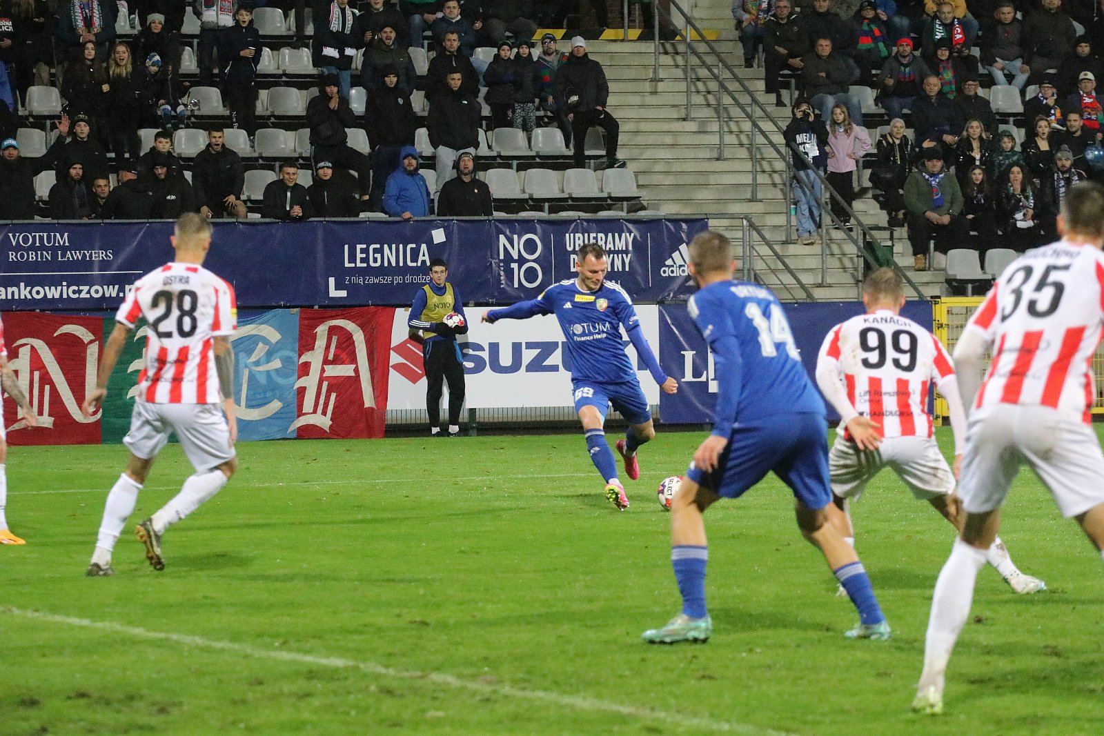 Miedź przegrała z Resovią w meczu 14 kolejki Fortuna 1 Ligi