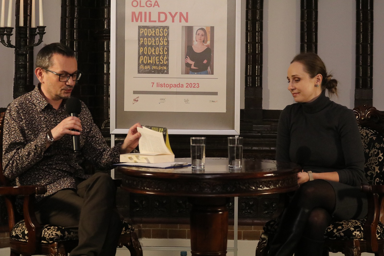 Spotkanie z Olgą Mildyn w Legnickiej Bibliotece Publicznej