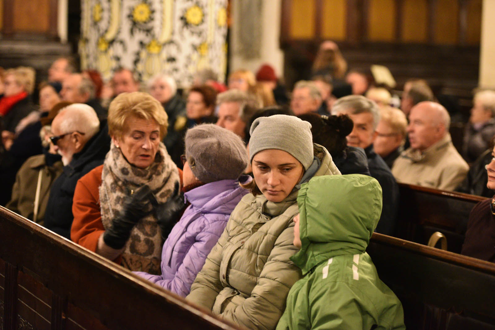 Ukraiński Chór Męski Żurawli wystąpił w Kościele Marii Panny